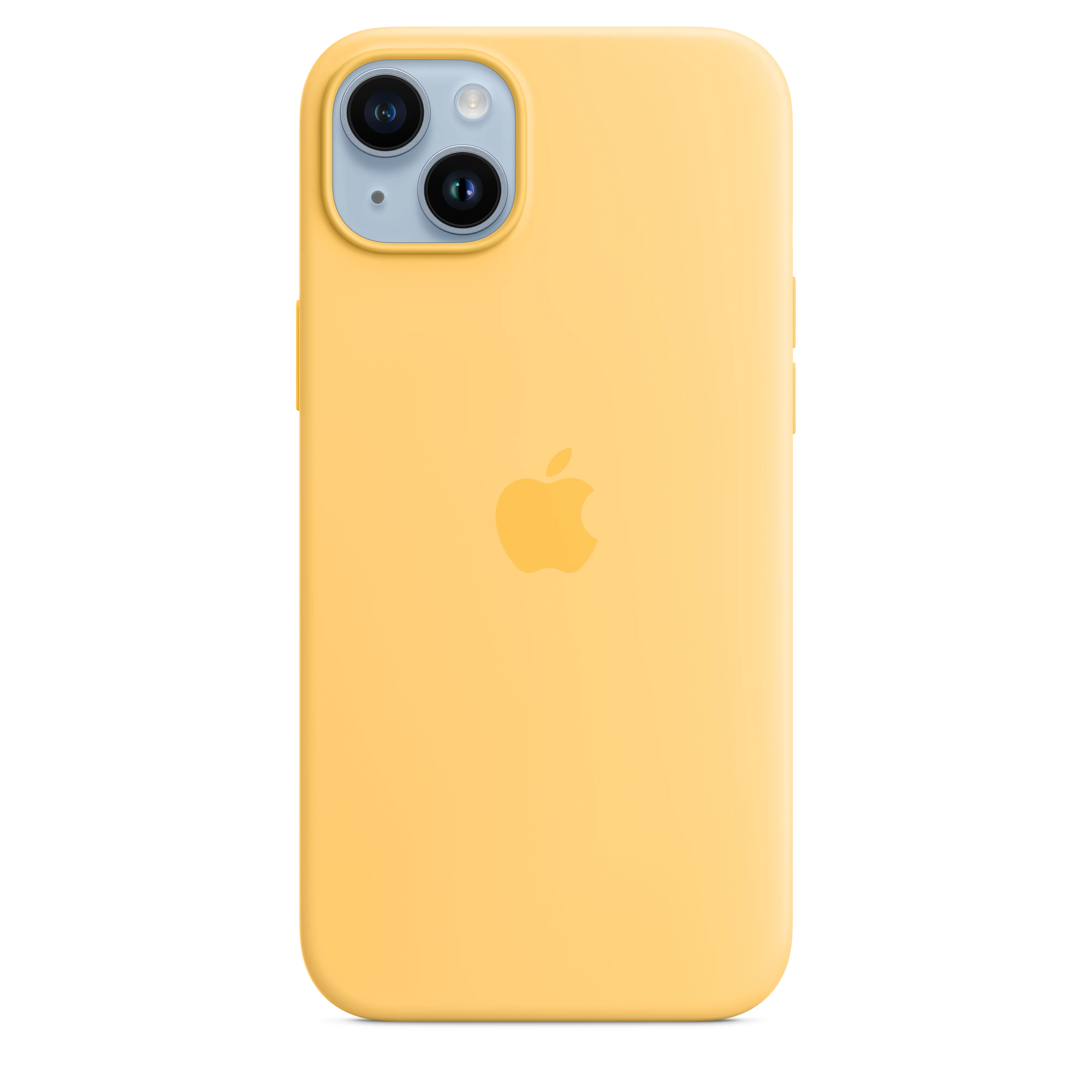 Funda para iPhone 14 Plus de silicona con MagSafe - Resplandor solar