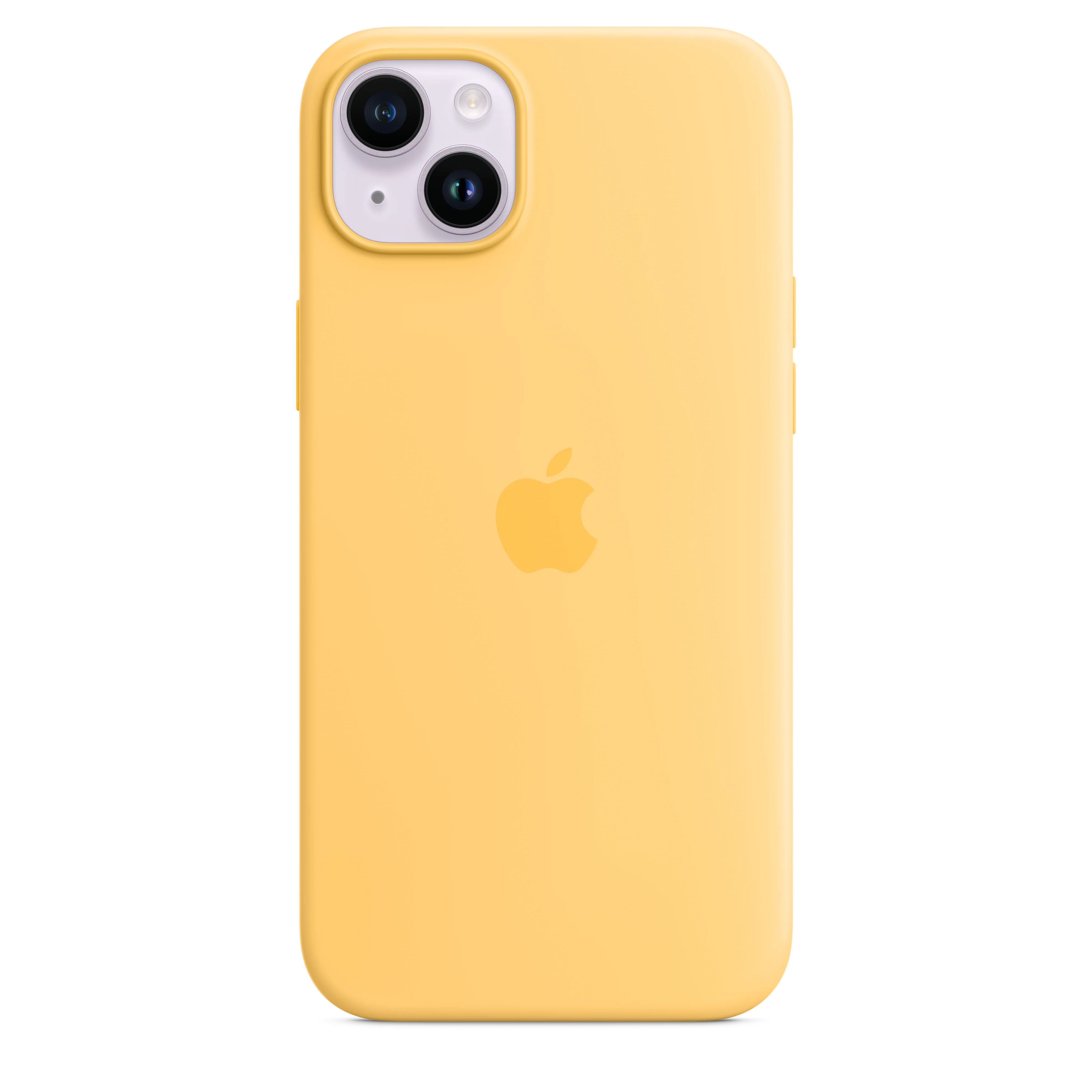 Funda para iPhone 14 Plus de silicona con MagSafe - Resplandor solar - Image 2