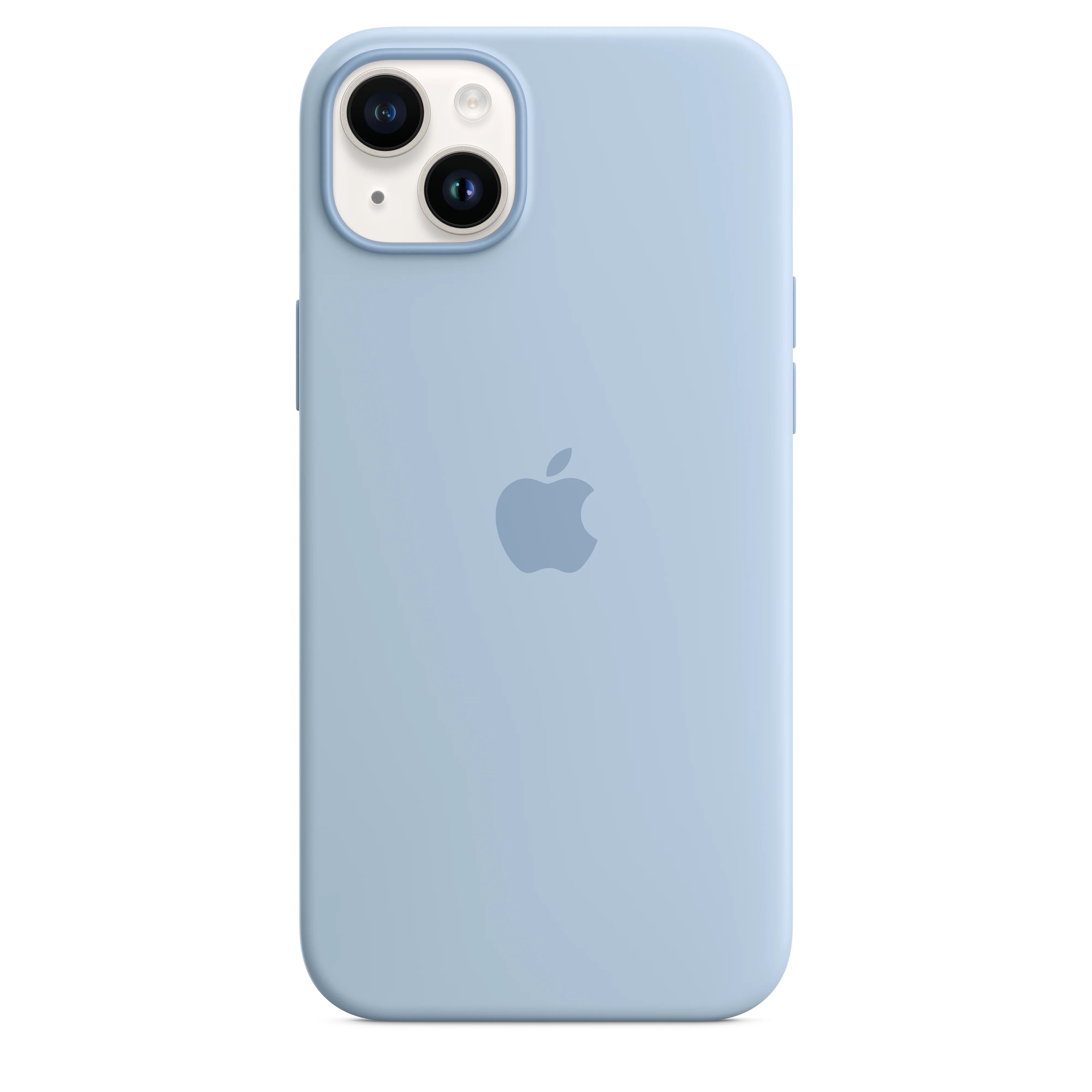 Funda para iPhone 14 Plus de silicona con MagSafe - Azul celeste - Image 5