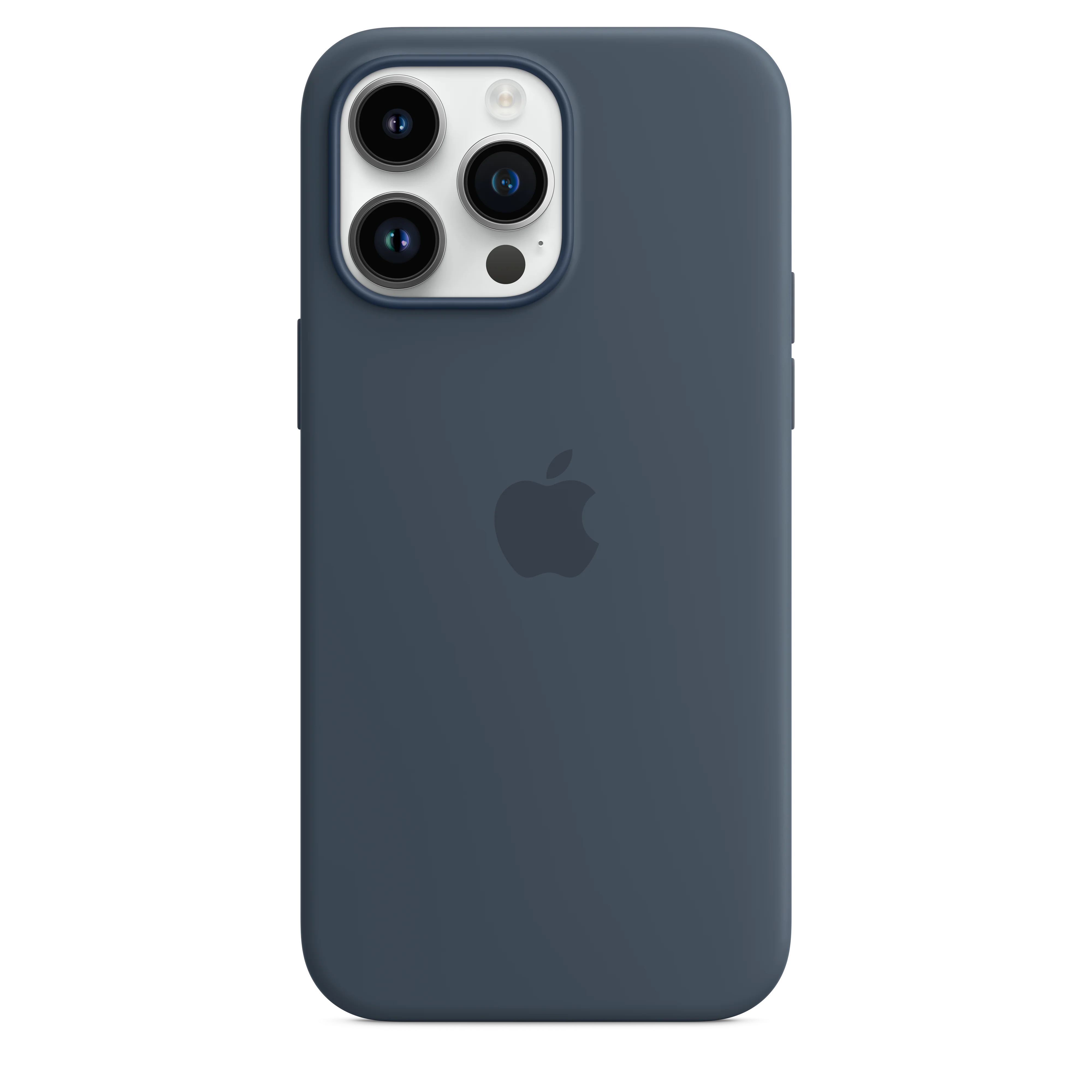 Funda para iPhone 14 Pro Max de silicona con MagSafe - Azul tempestad - Image 3
