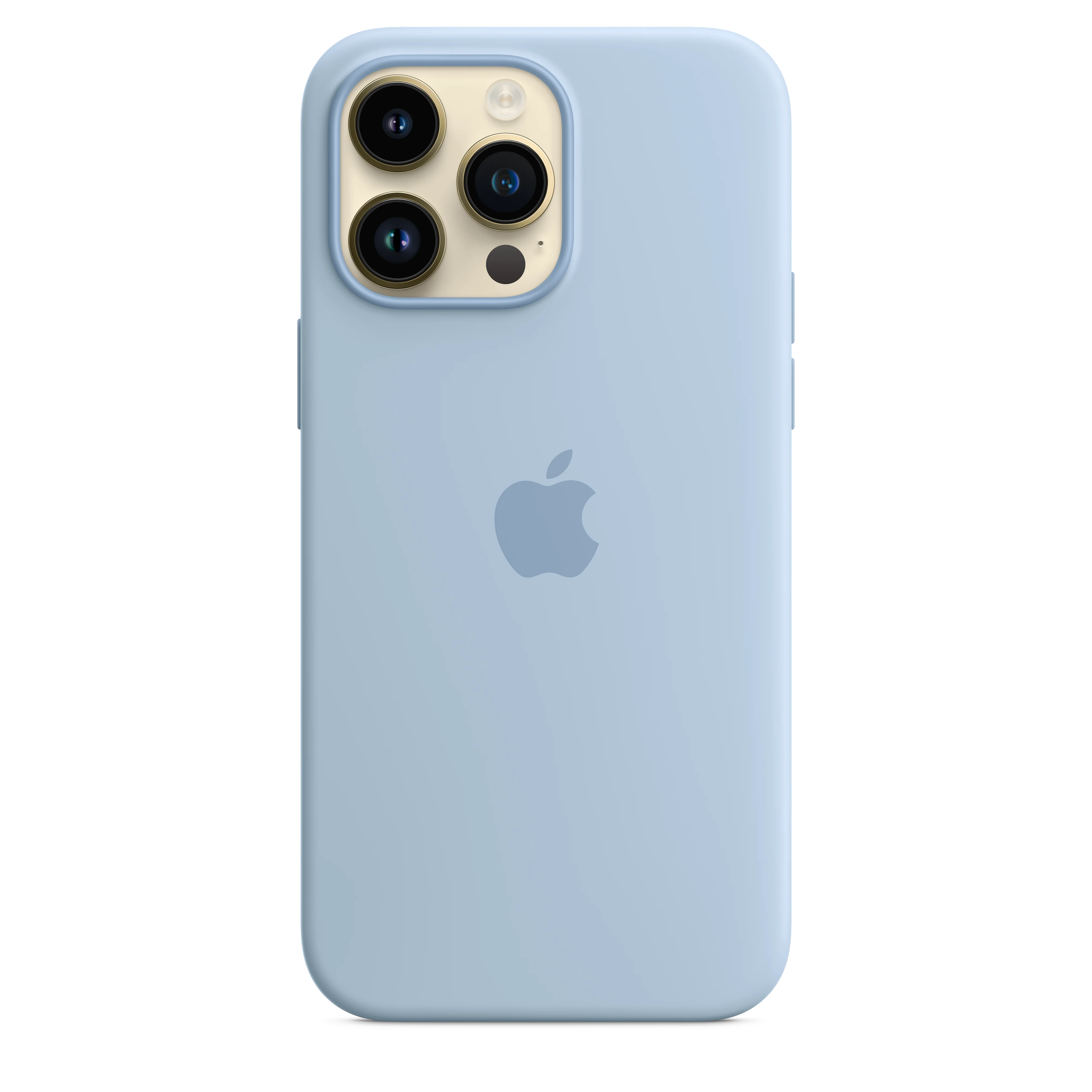 Funda para iPhone 14 Pro Max de silicona con MagSafe - Azul celeste - Image 2