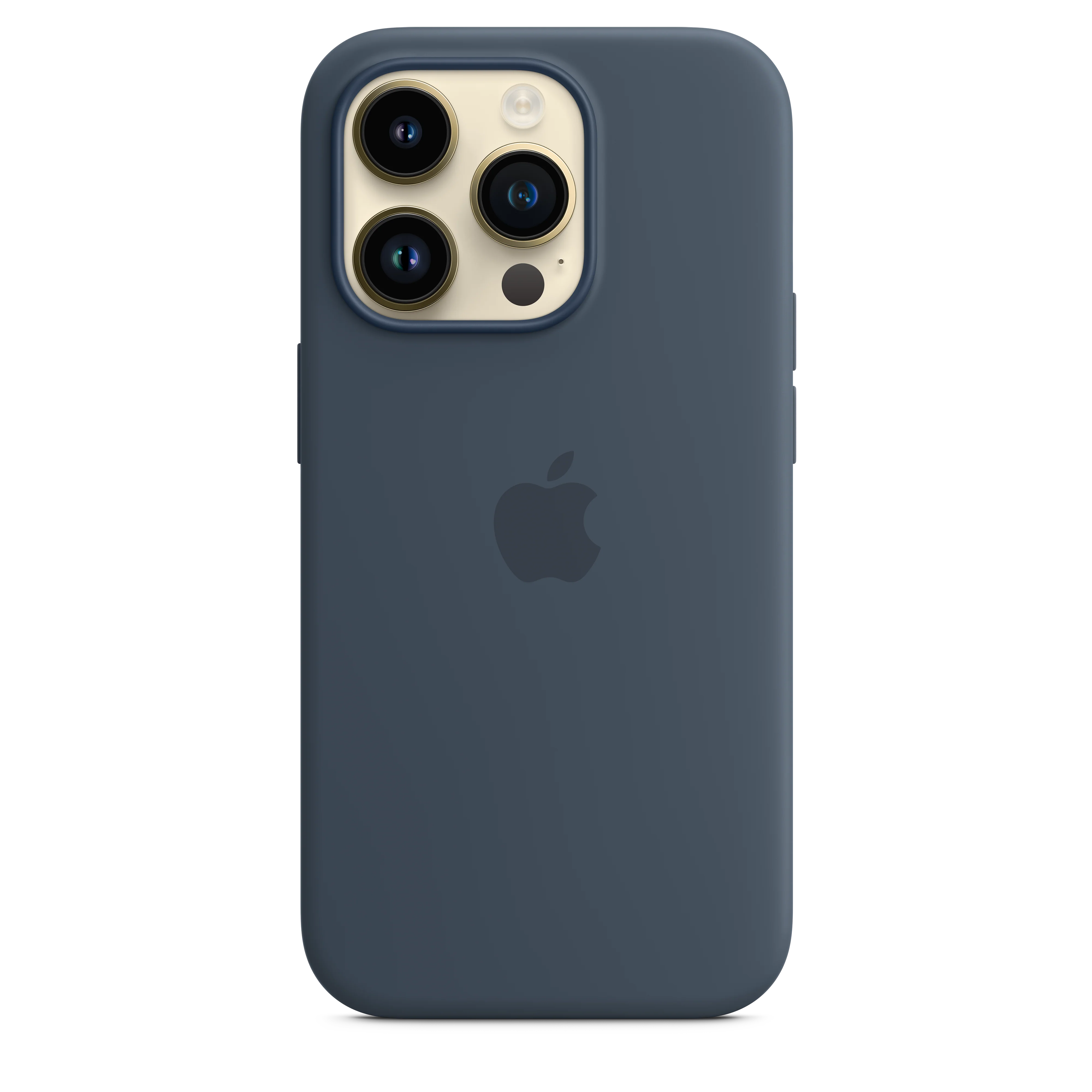 Funda para iPhone 14 Pro de silicona con MagSafe - Azul tempestad - Image 2