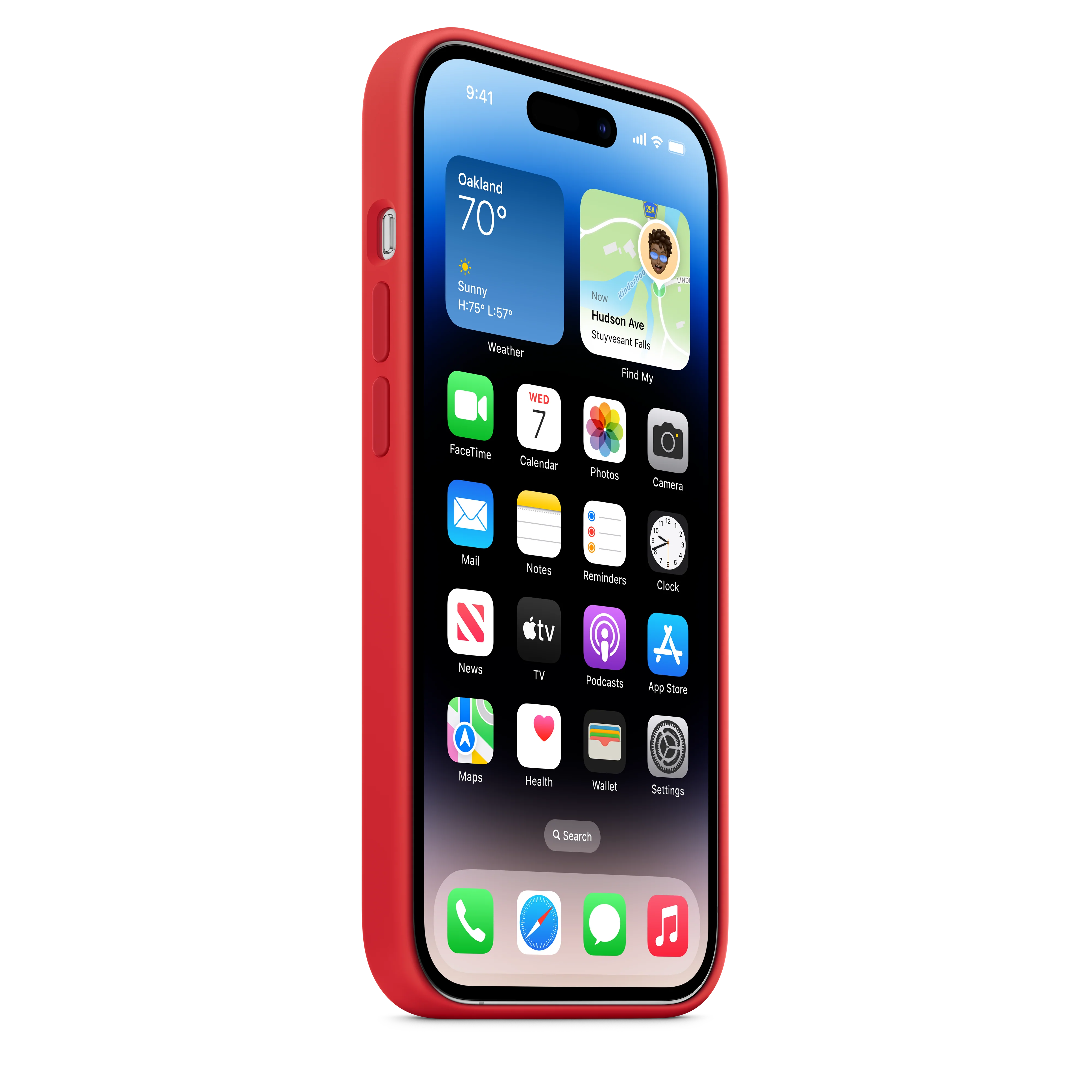 Funda para iPhone 14 Pro de silicona con MagSafe - (PRODUCT)RED - Image 6