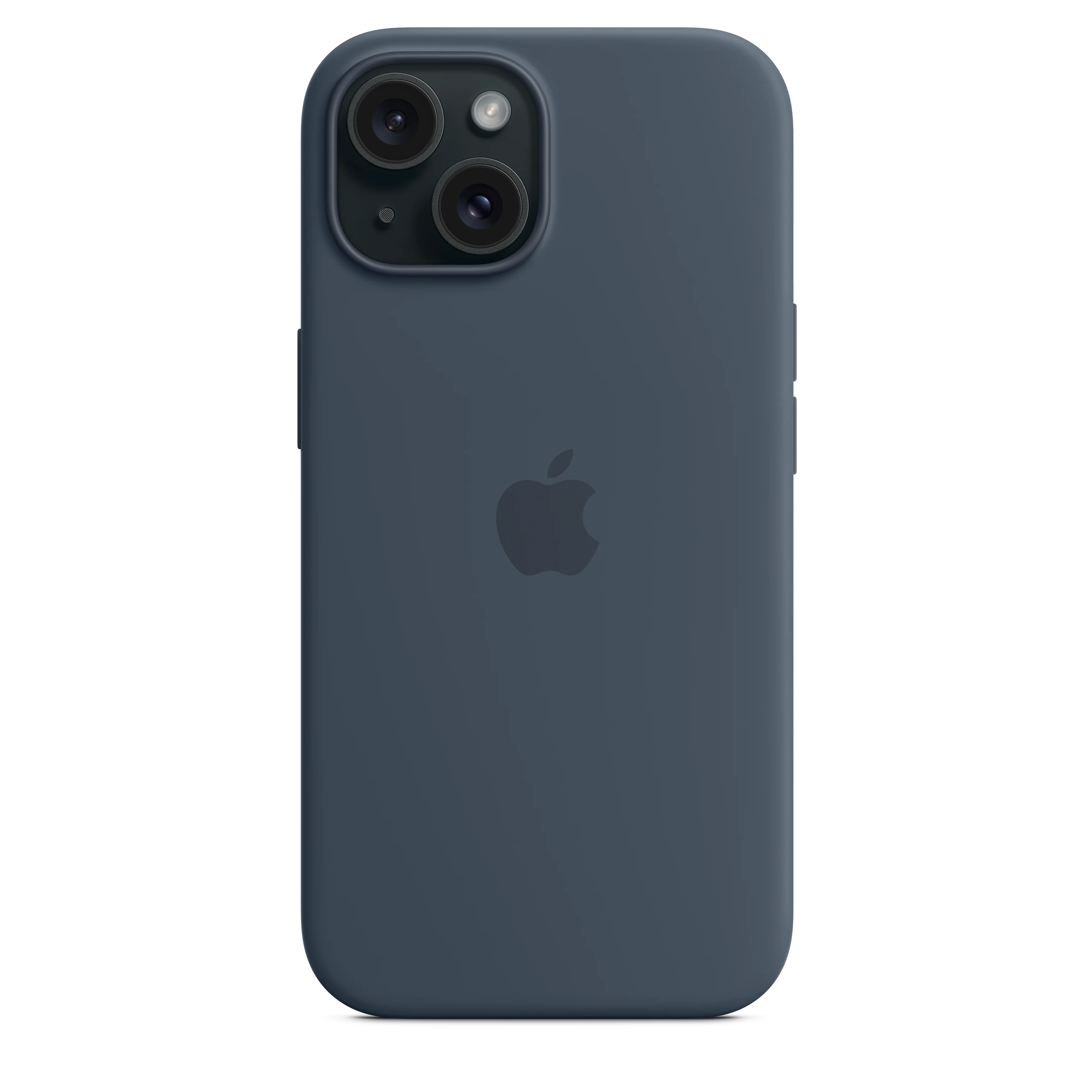 Funda para iPhone 15 de silicona con MagSafe - Azul tempestad - Image 5