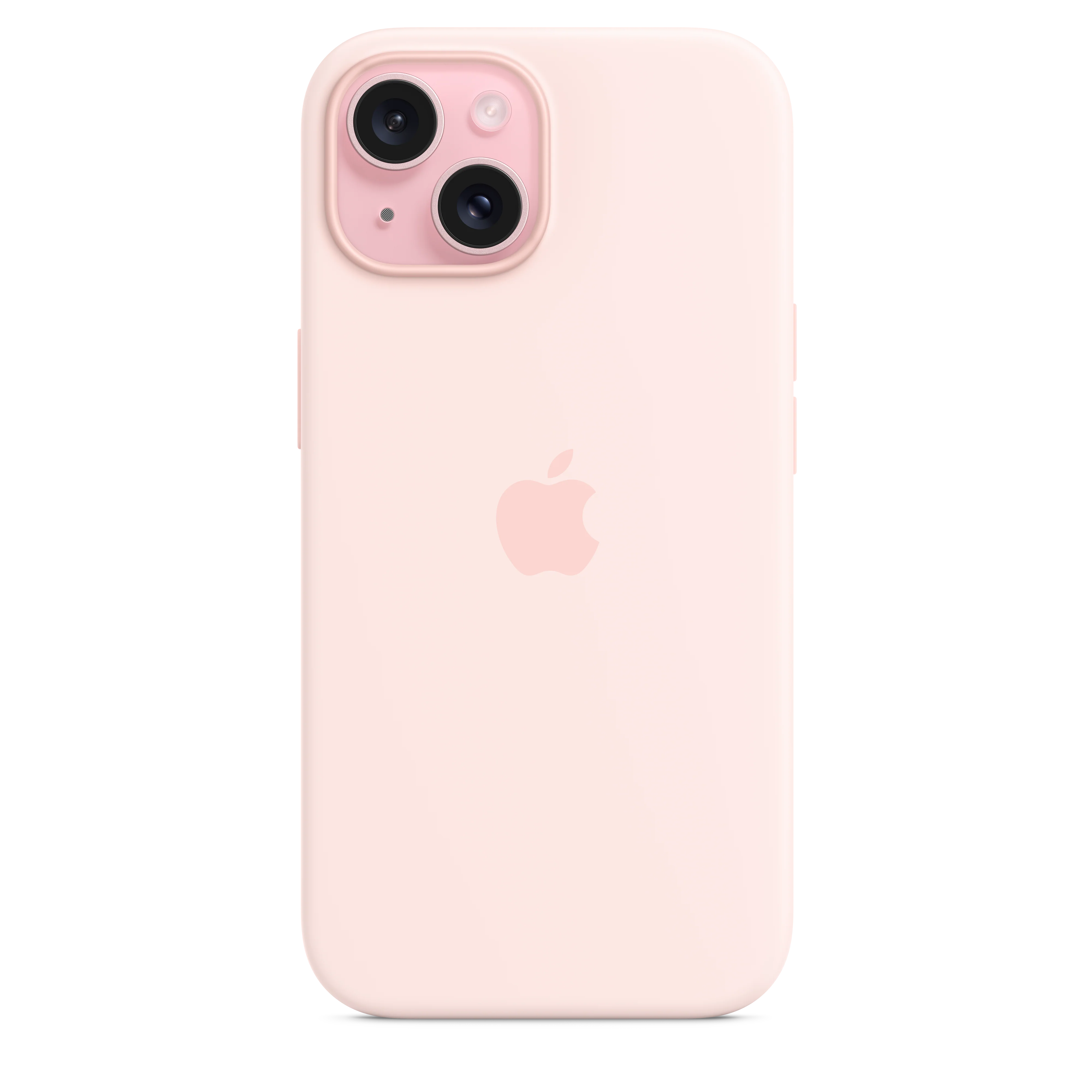 Funda para iPhone 15 de silicona con MagSafe - Rosa claro - Image 2