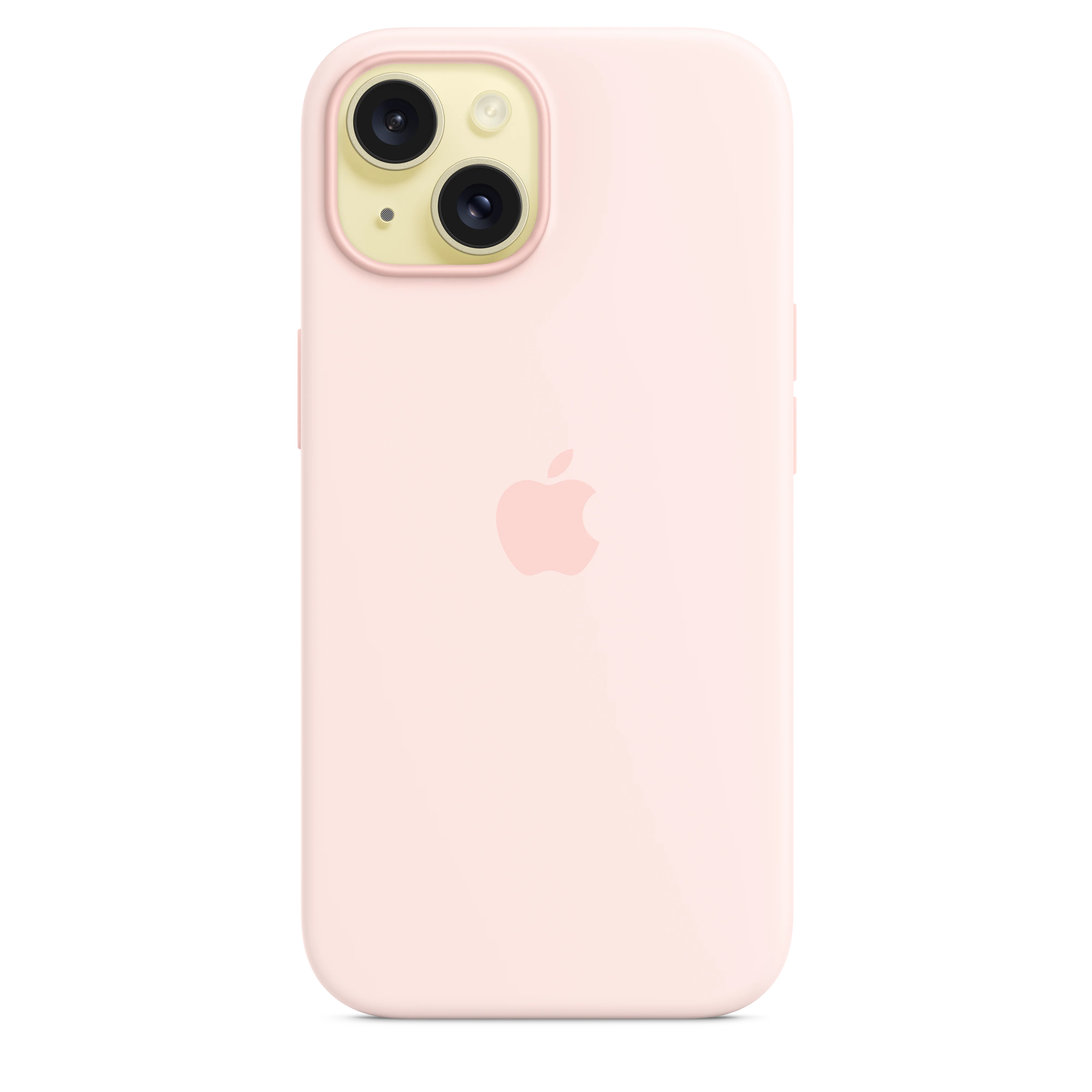 Funda para iPhone 15 de silicona con MagSafe - Rosa claro - Image 3