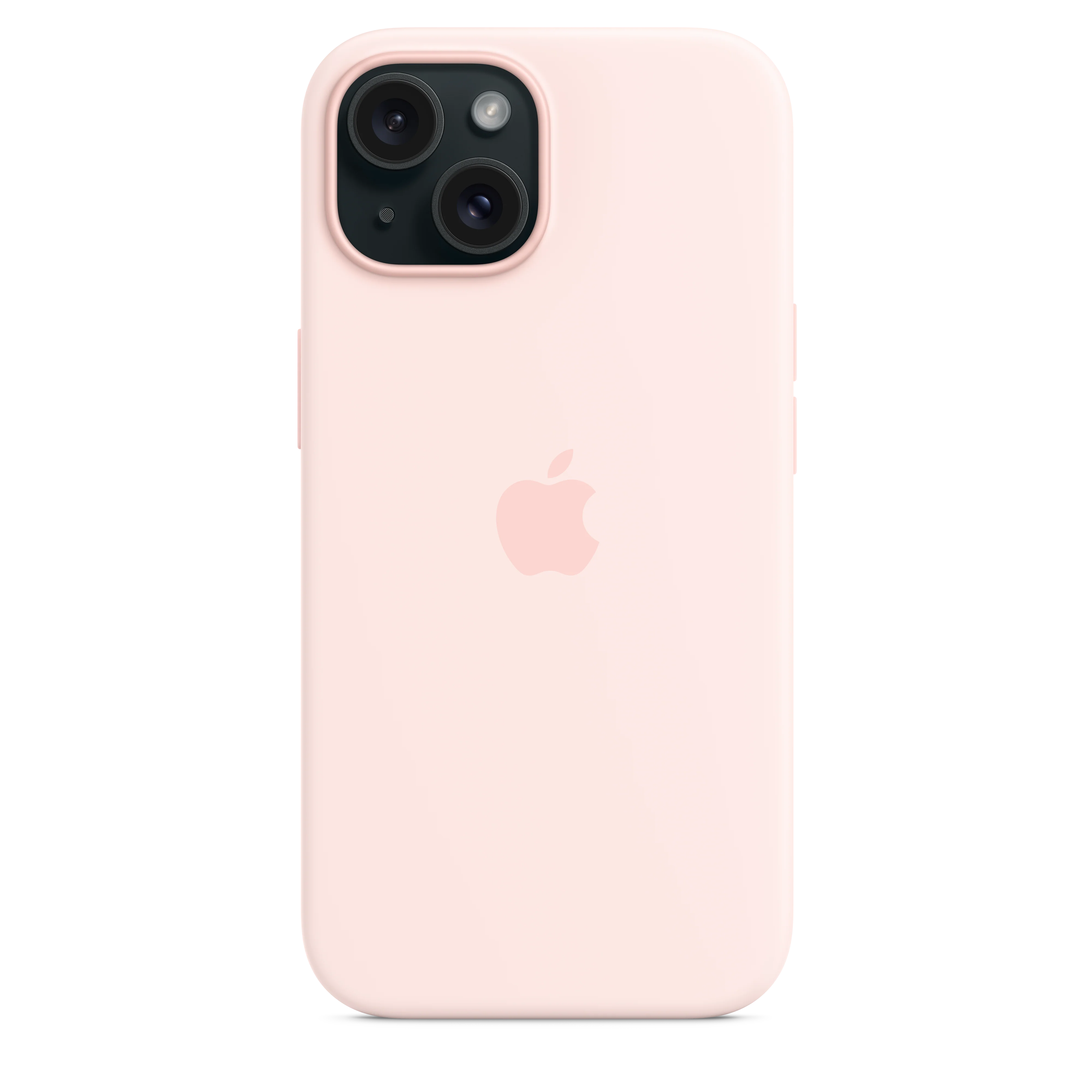 Funda para iPhone 15 de silicona con MagSafe - Rosa claro - Image 5