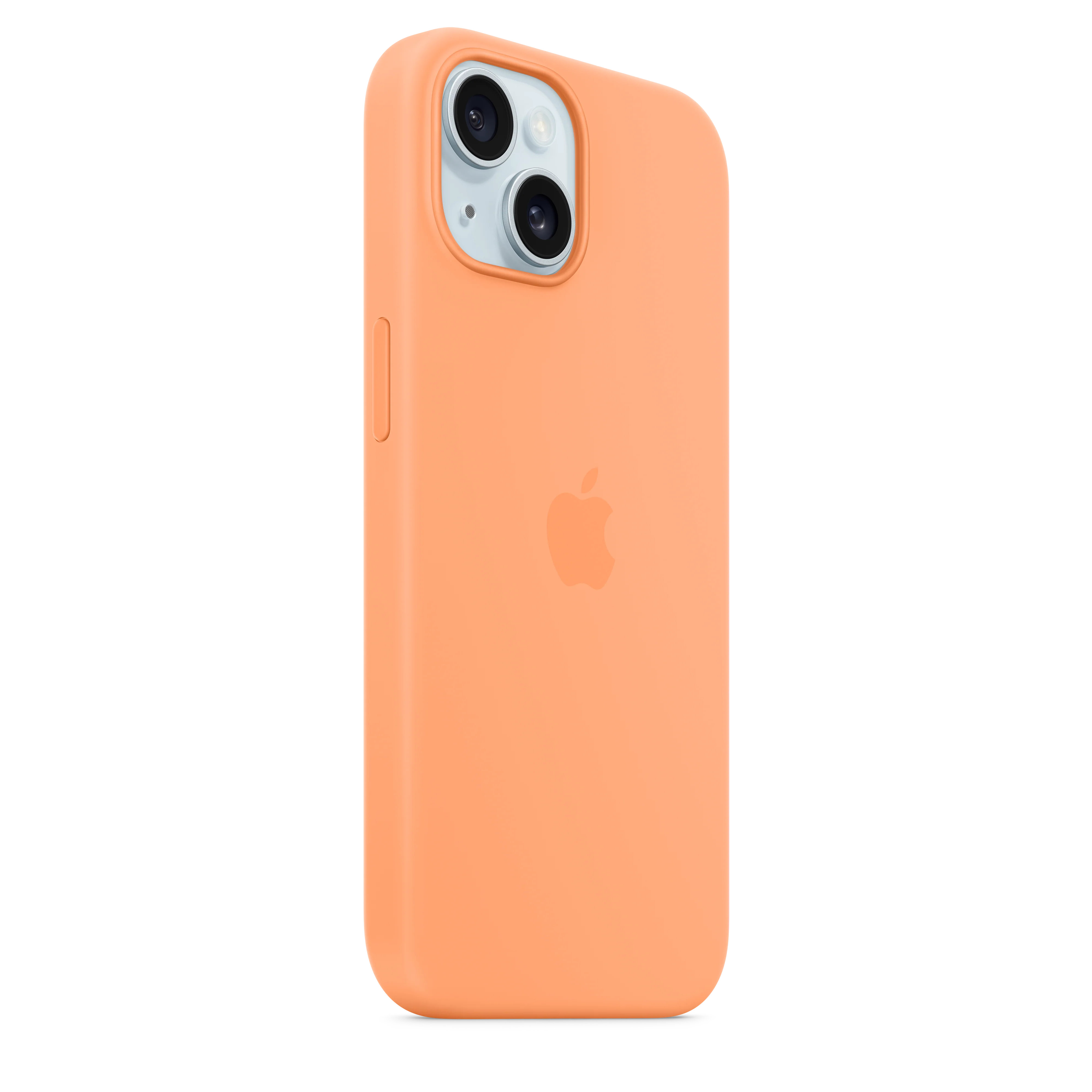 Funda para iPhone 15 de silicona con MagSafe - Naranja sorbete - Image 6