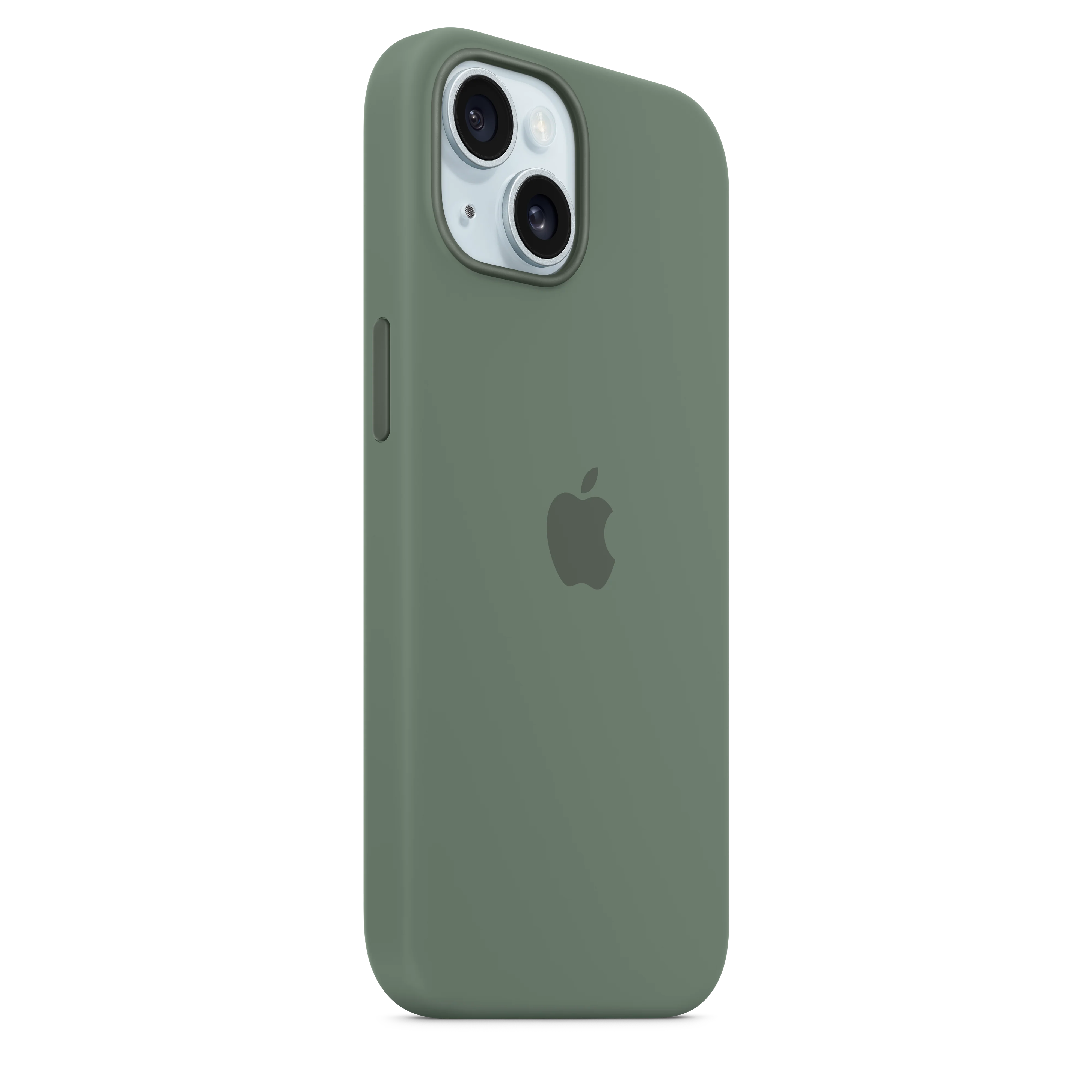 Funda para iPhone 15 de silicona con MagSafe - Ciprés - Image 6