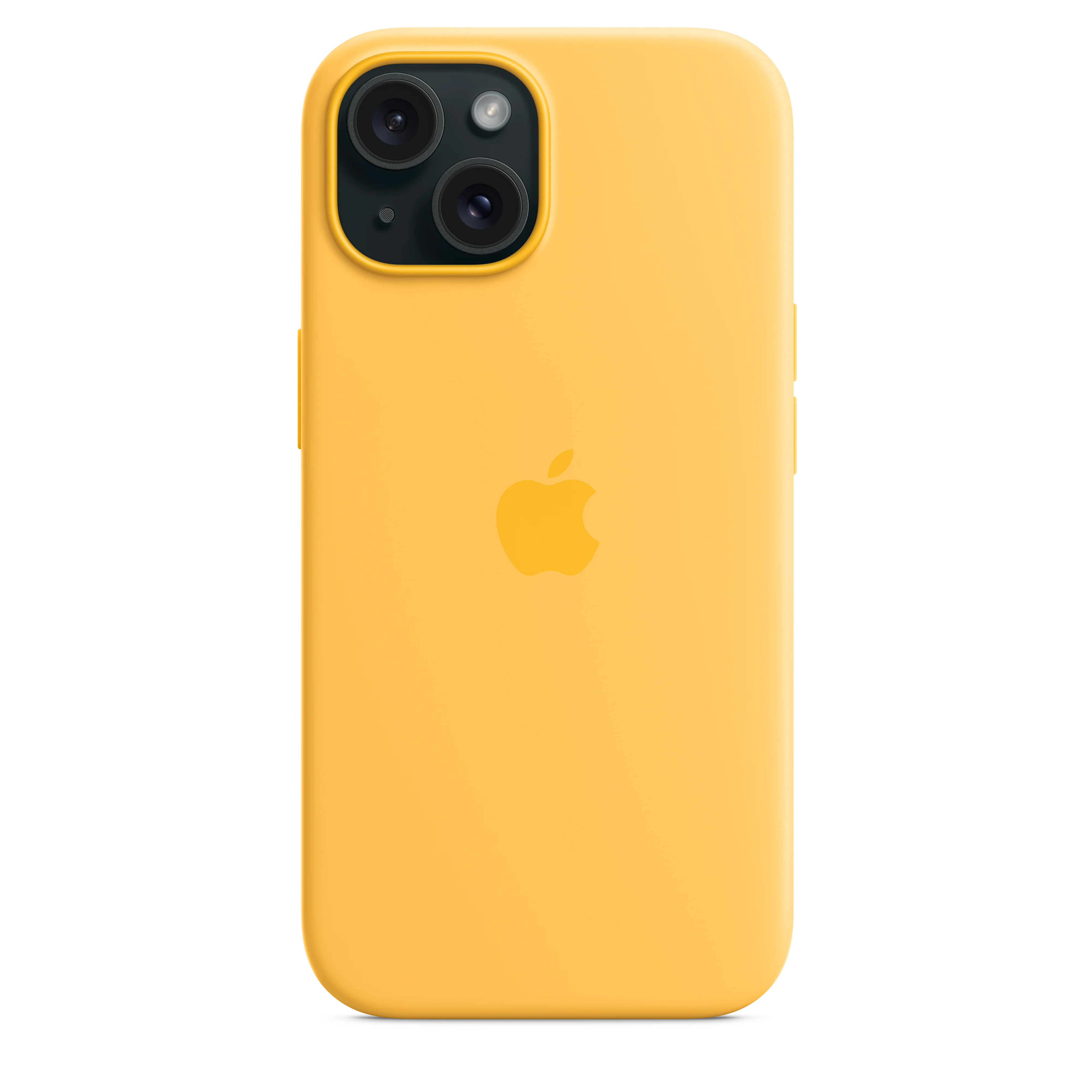 Funda para iPhone 15 de silicona con MagSafe - Amarillo solar - Image 5