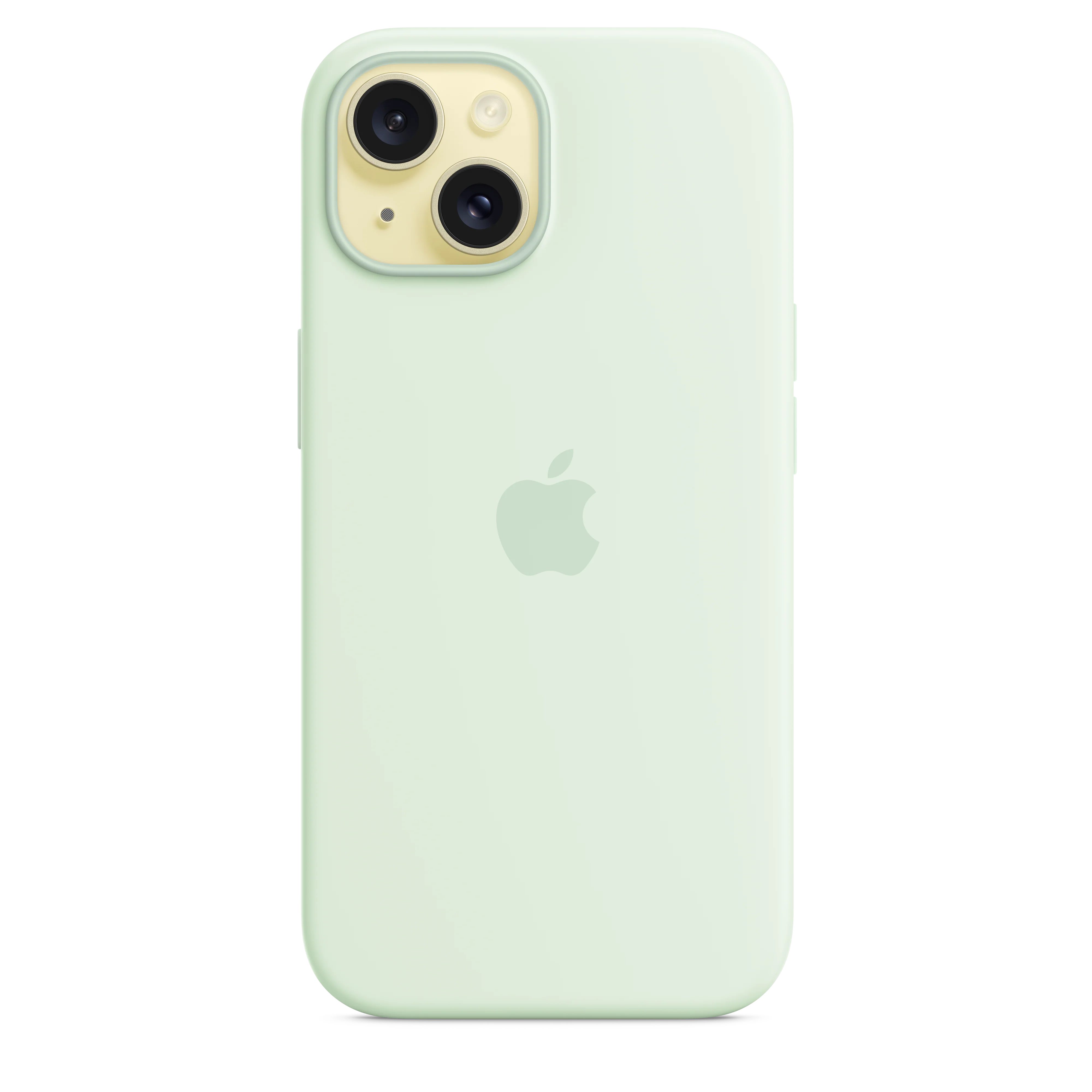 Funda para iPhone 15 de silicona con MagSafe - Menta suave - Image 3