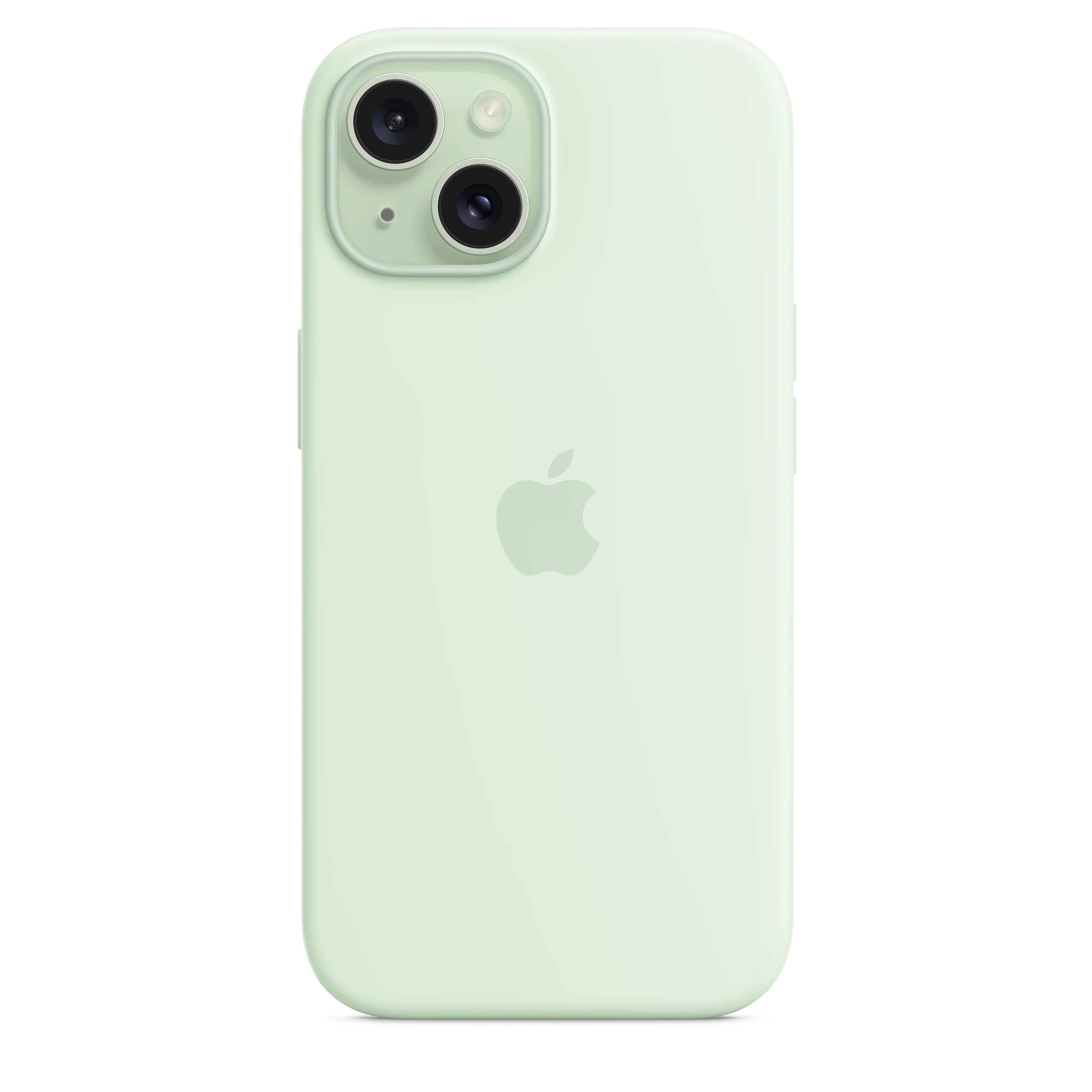 Funda para iPhone 15 de silicona con MagSafe - Menta suave - Image 4