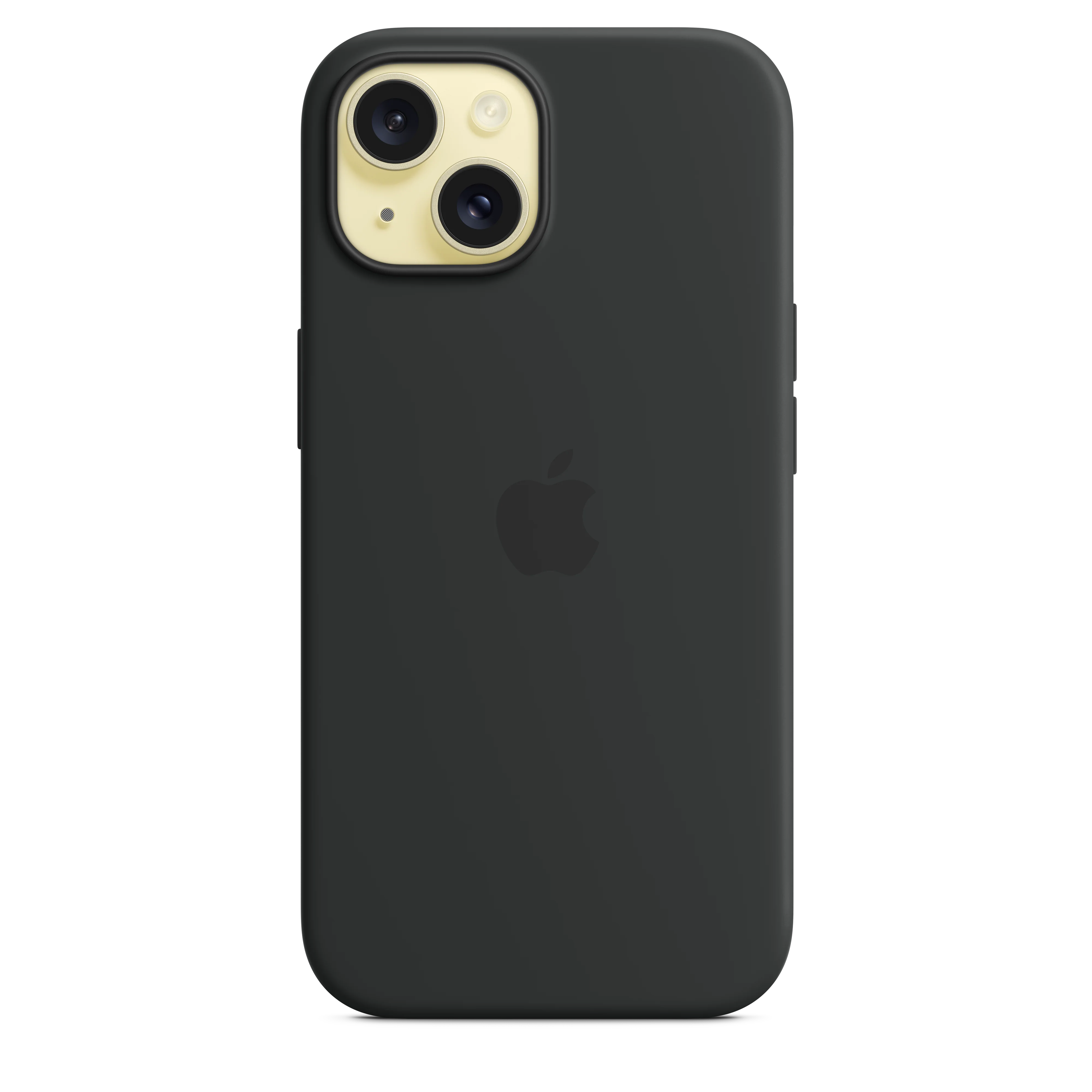 Funda para iPhone 15 de silicona con MagSafe - Negro - Image 3