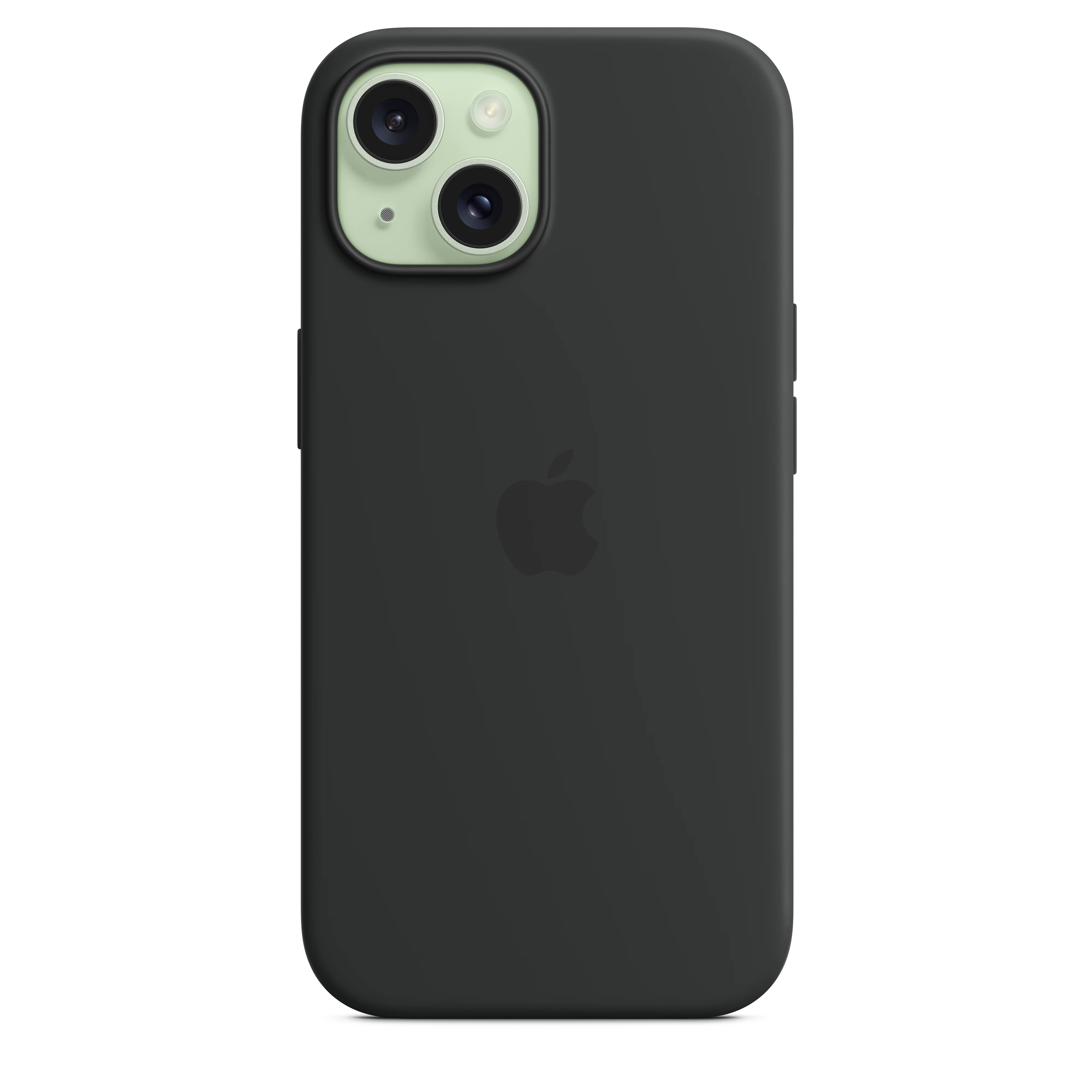 Funda para iPhone 15 de silicona con MagSafe - Negro - Image 4