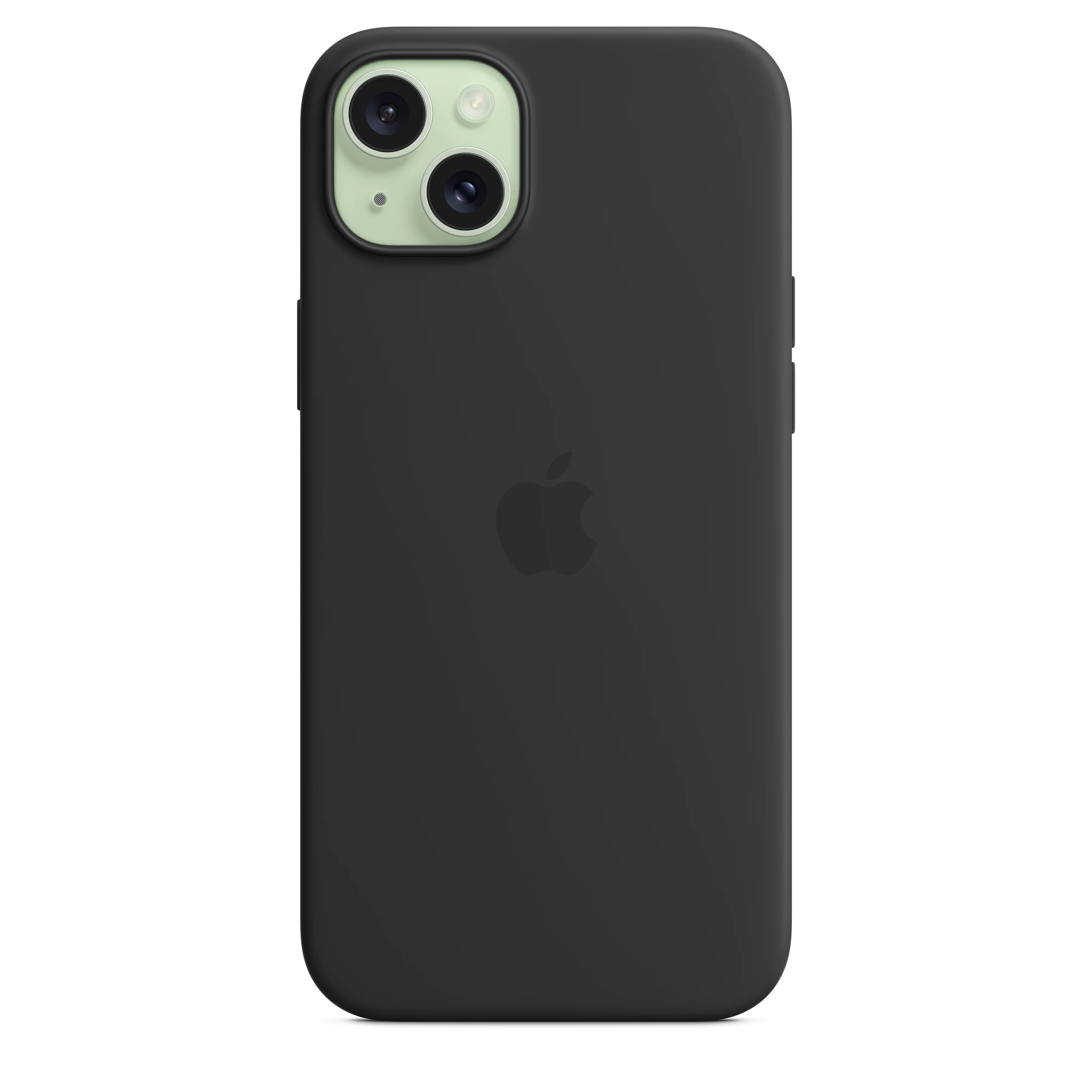 Funda para iPhone 15 Plus de silicona con MagSafe - Negro - Image 4