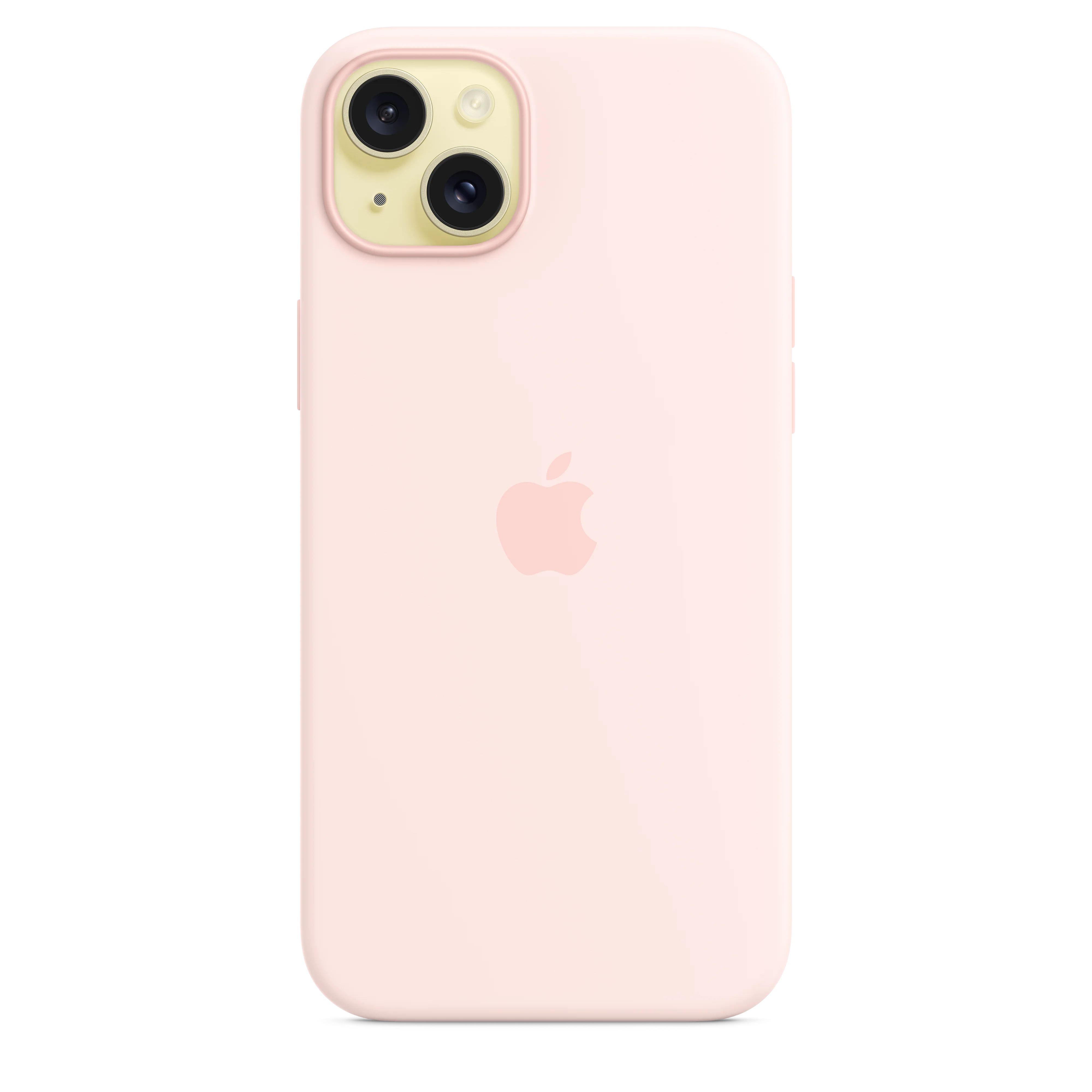 Funda para iPhone 15 Plus de silicona con MagSafe - Rosa claro - Image 3