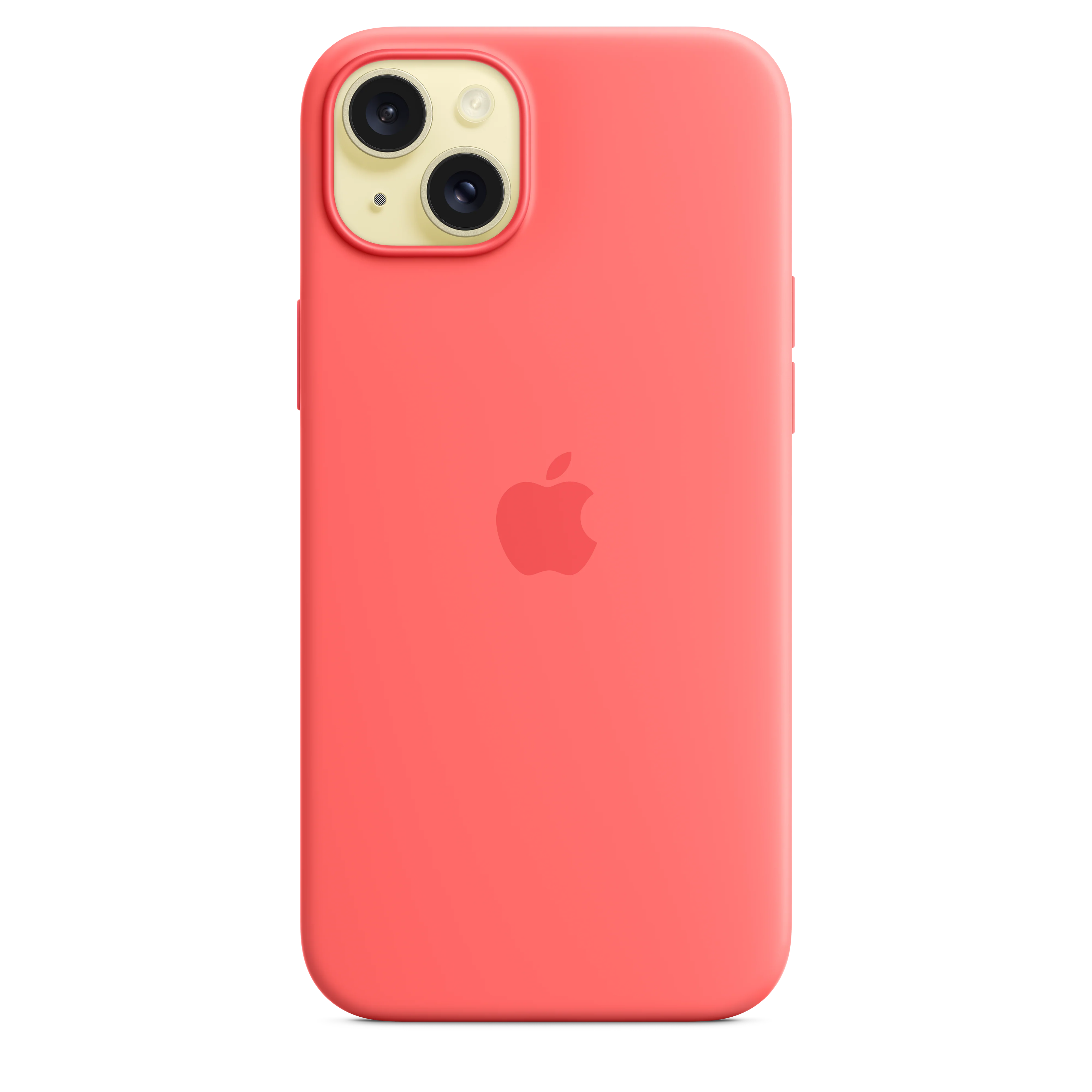 Funda para iPhone 15 Plus de silicona con MagSafe - Guayaba - Image 3