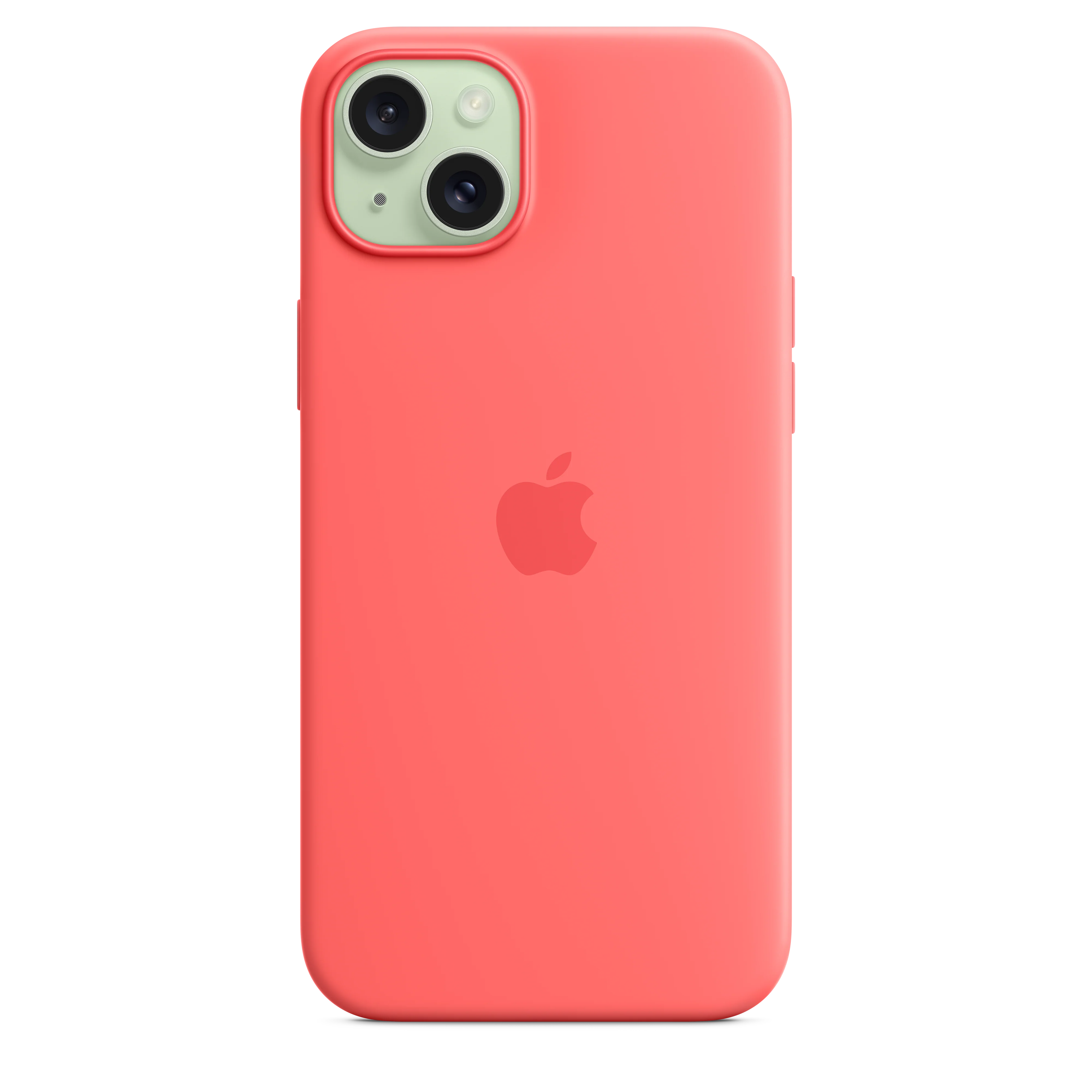 Funda para iPhone 15 Plus de silicona con MagSafe - Guayaba - Image 4