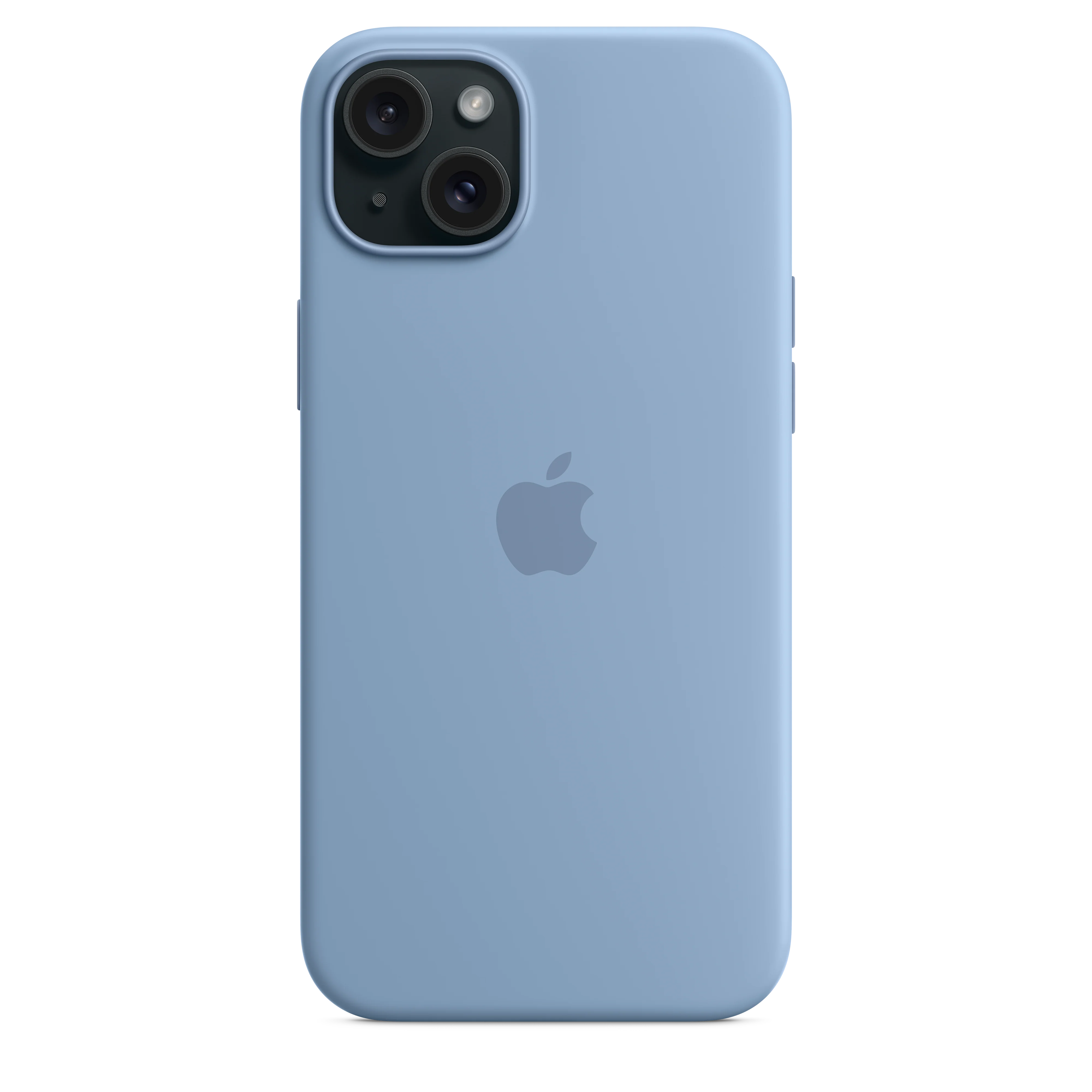 Funda para iPhone 15 Plus de silicona con MagSafe - Azul invierno - Image 5