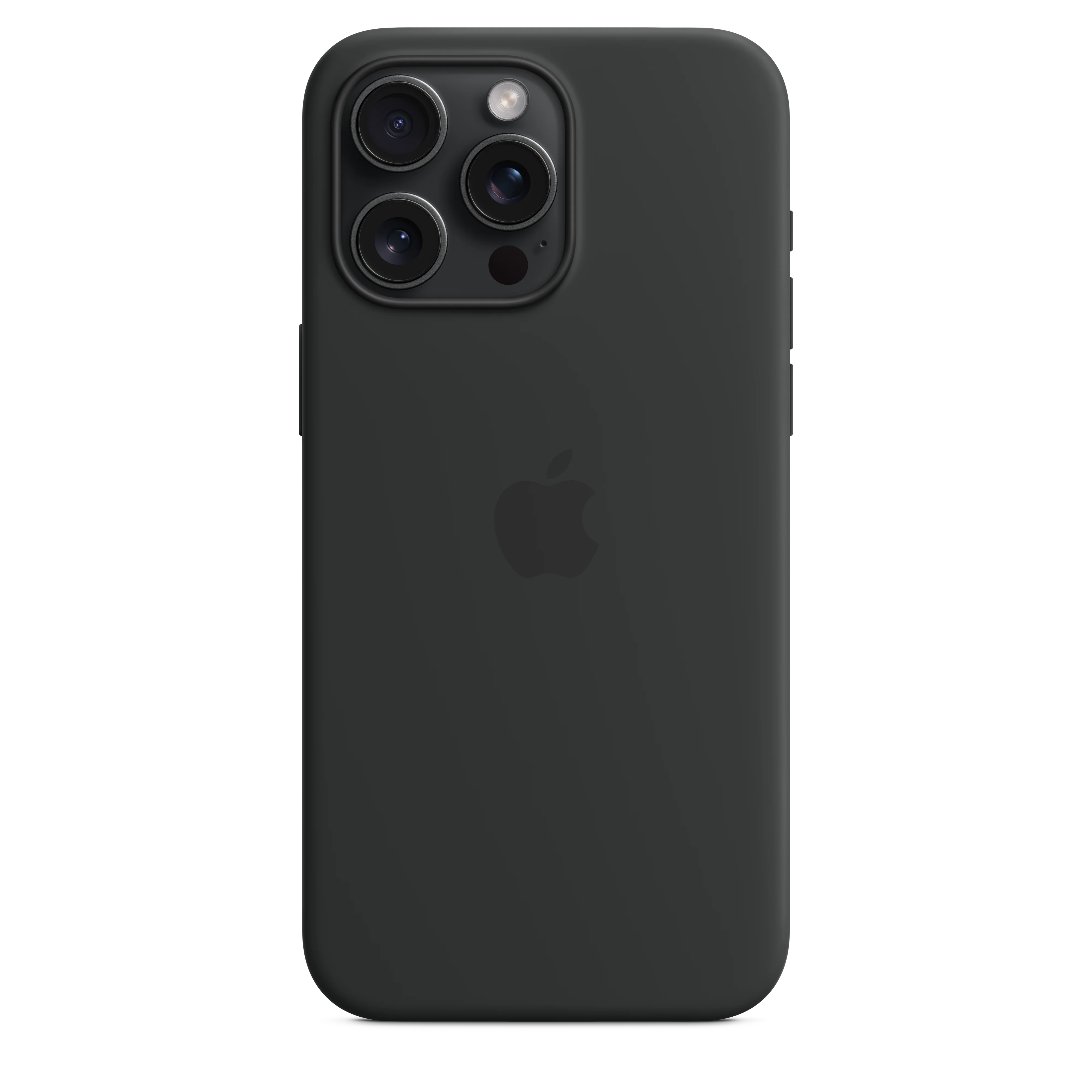 Funda para iPhone 15 Pro Max de silicona con MagSafe - Negro - Image 4
