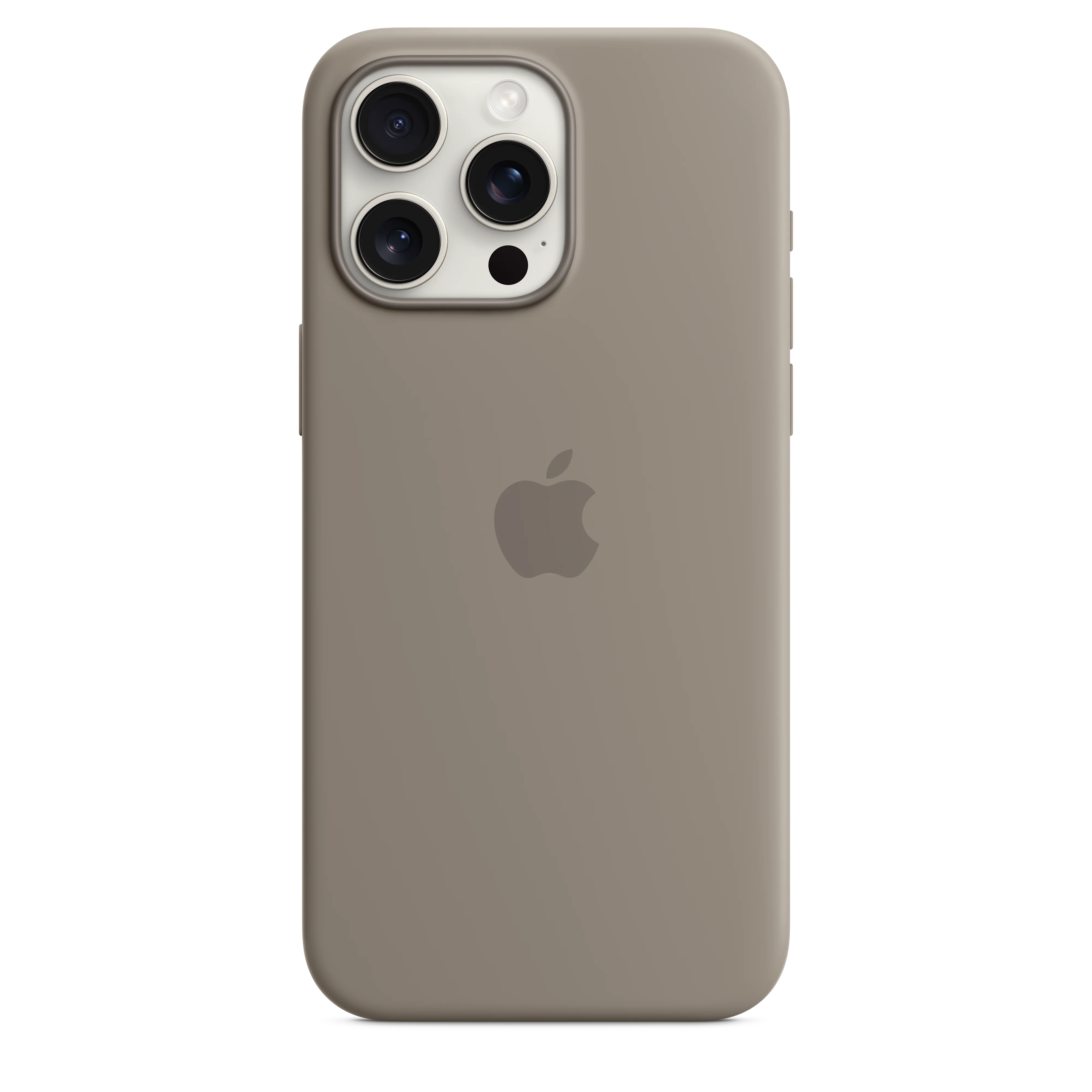 Funda para iPhone 15 Pro Max de silicona con MagSafe - Arcilla - Image 3