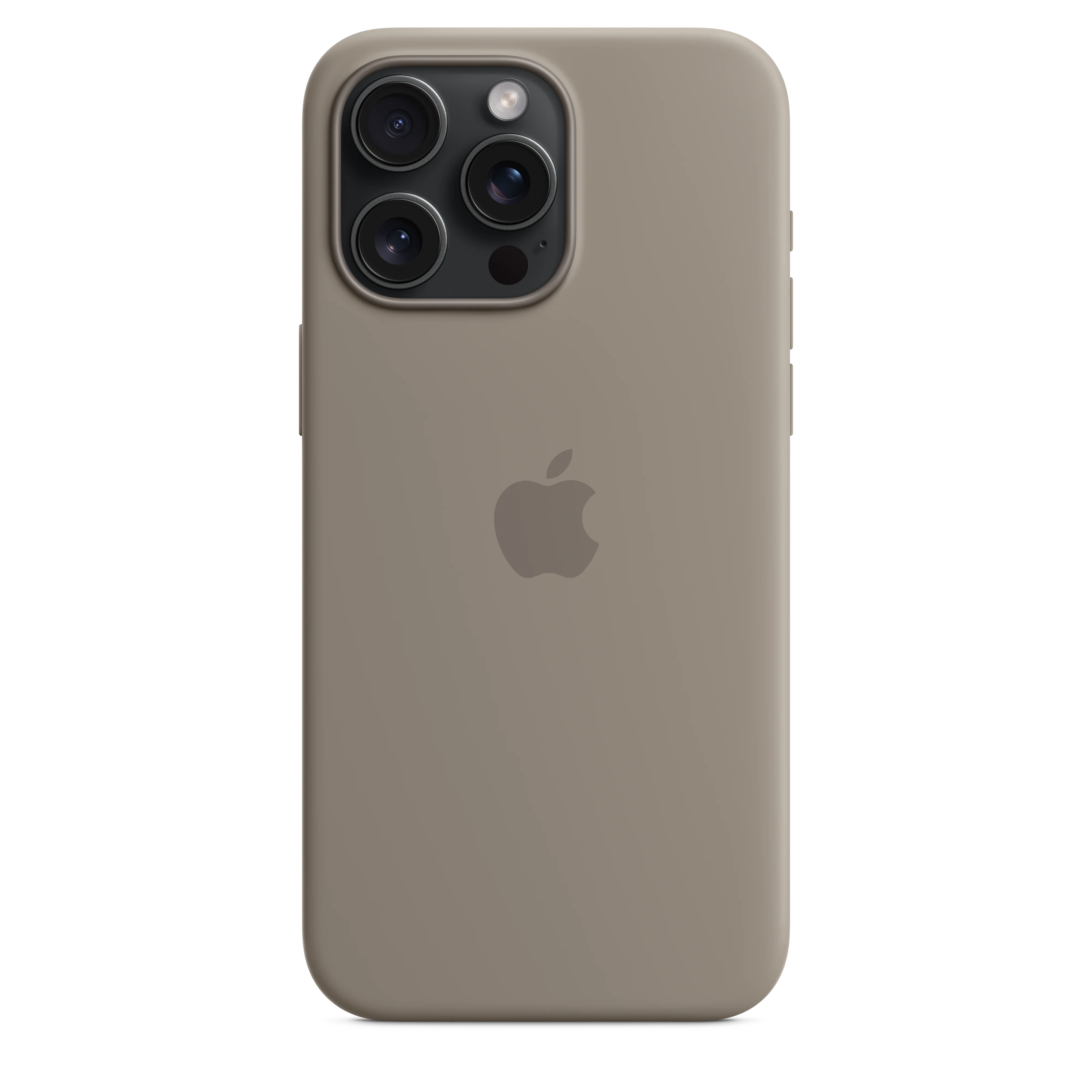 Funda para iPhone 15 Pro Max de silicona con MagSafe - Arcilla - Image 4