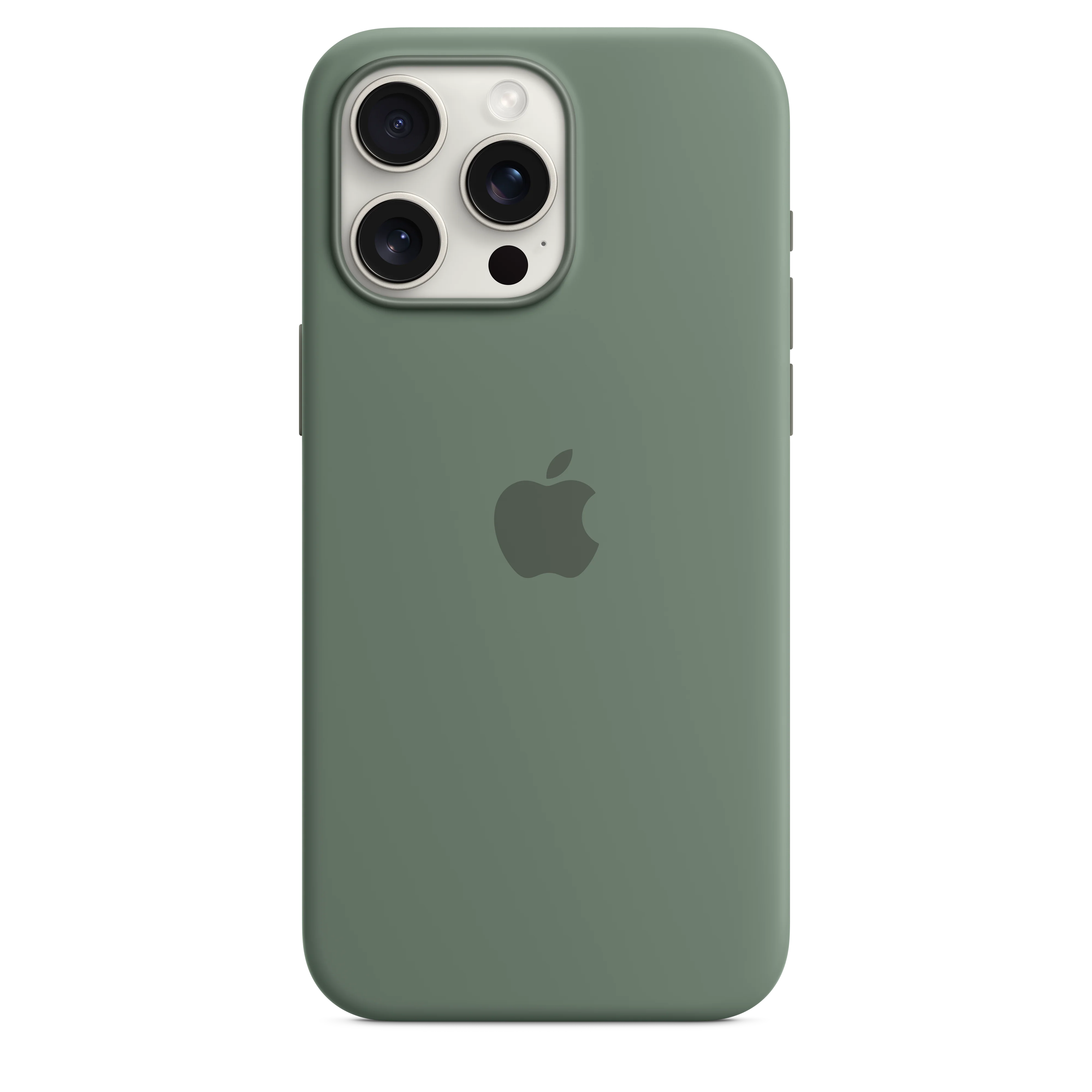 Funda para iPhone 15 Pro Max de silicona con MagSafe - Ciprés - Image 3