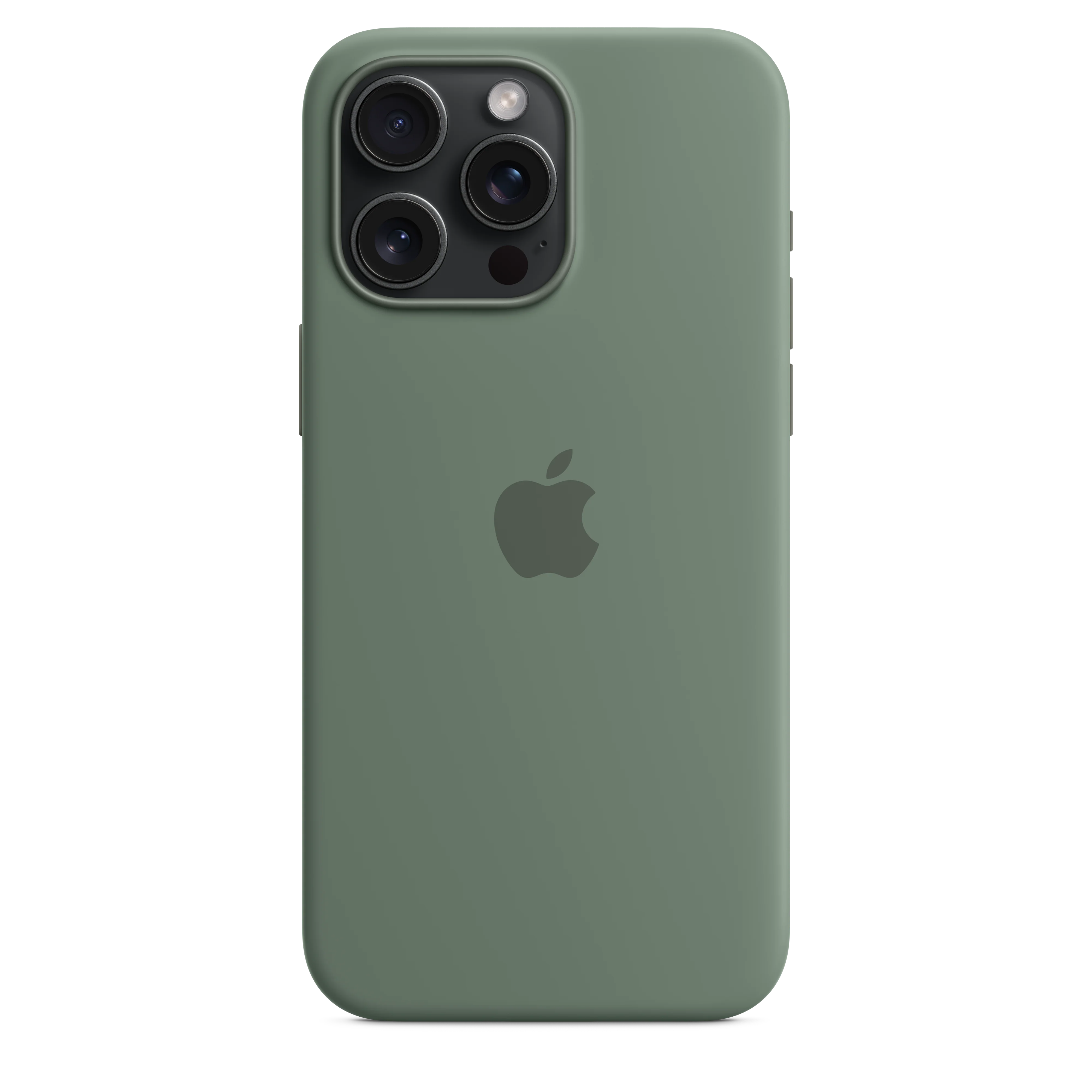 Funda para iPhone 15 Pro Max de silicona con MagSafe - Ciprés - Image 4