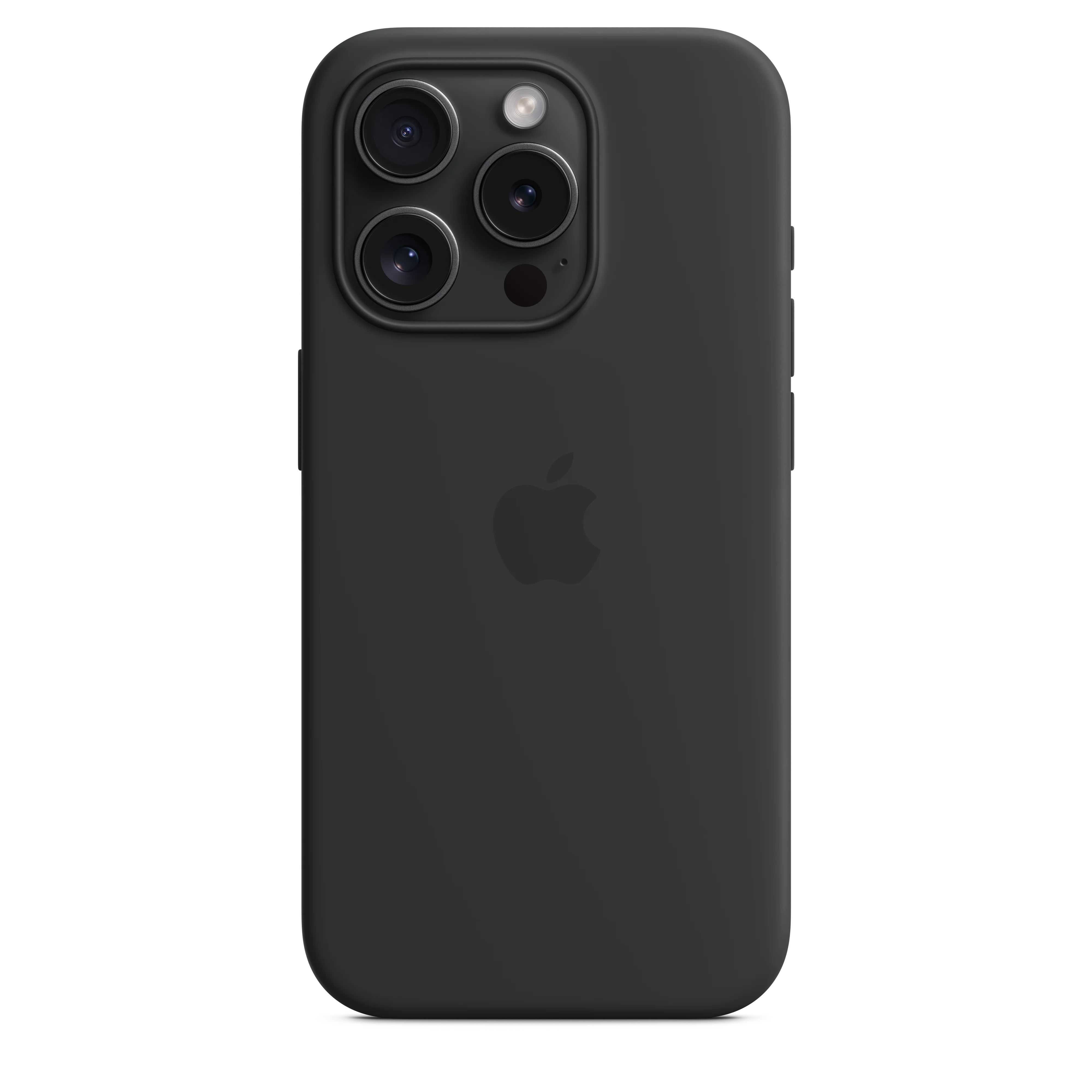 Funda para iPhone 15 Pro de silicona con MagSafe - Negro - Image 4