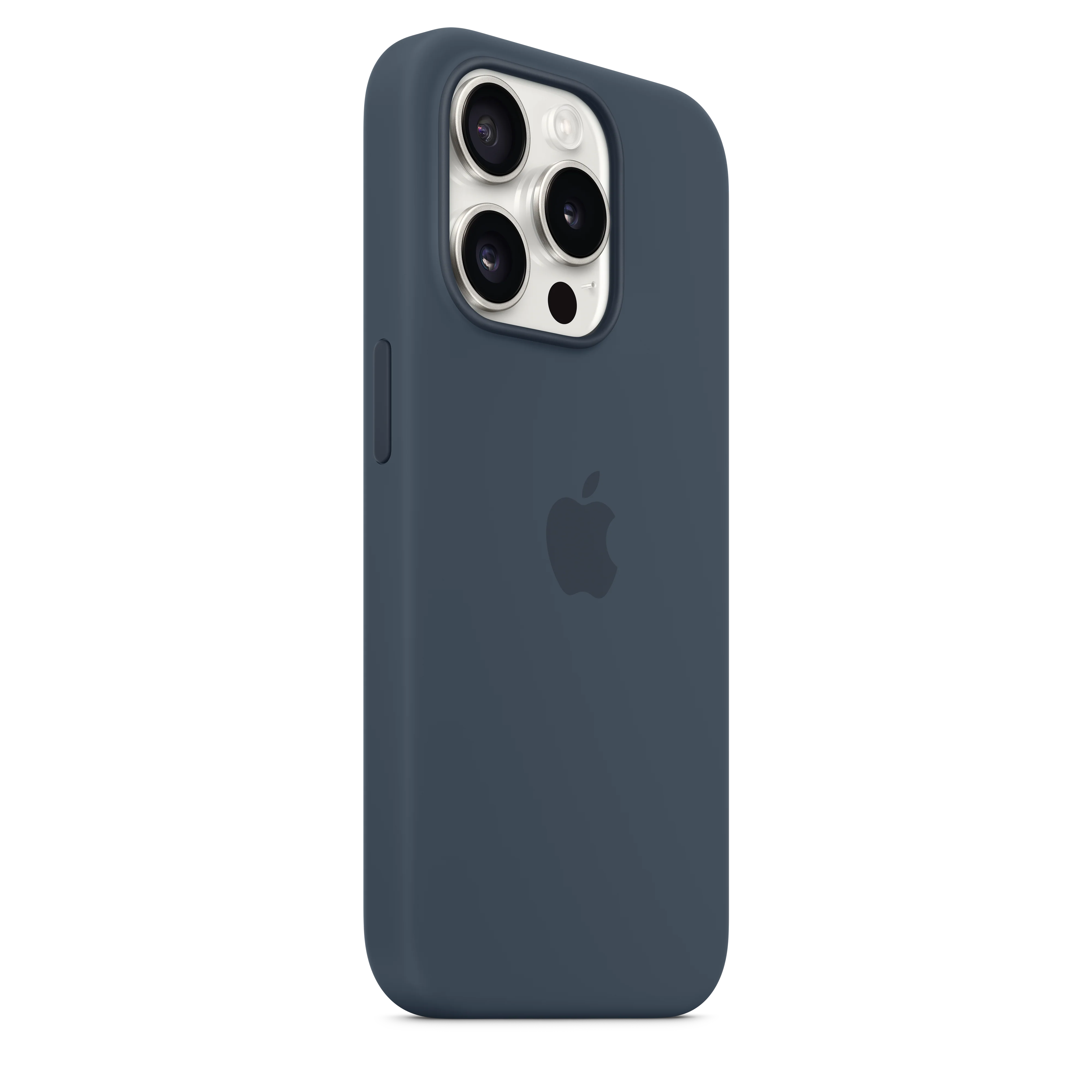 Funda para iPhone 15 Pro de silicona con MagSafe -  Azul tempestad - Image 5