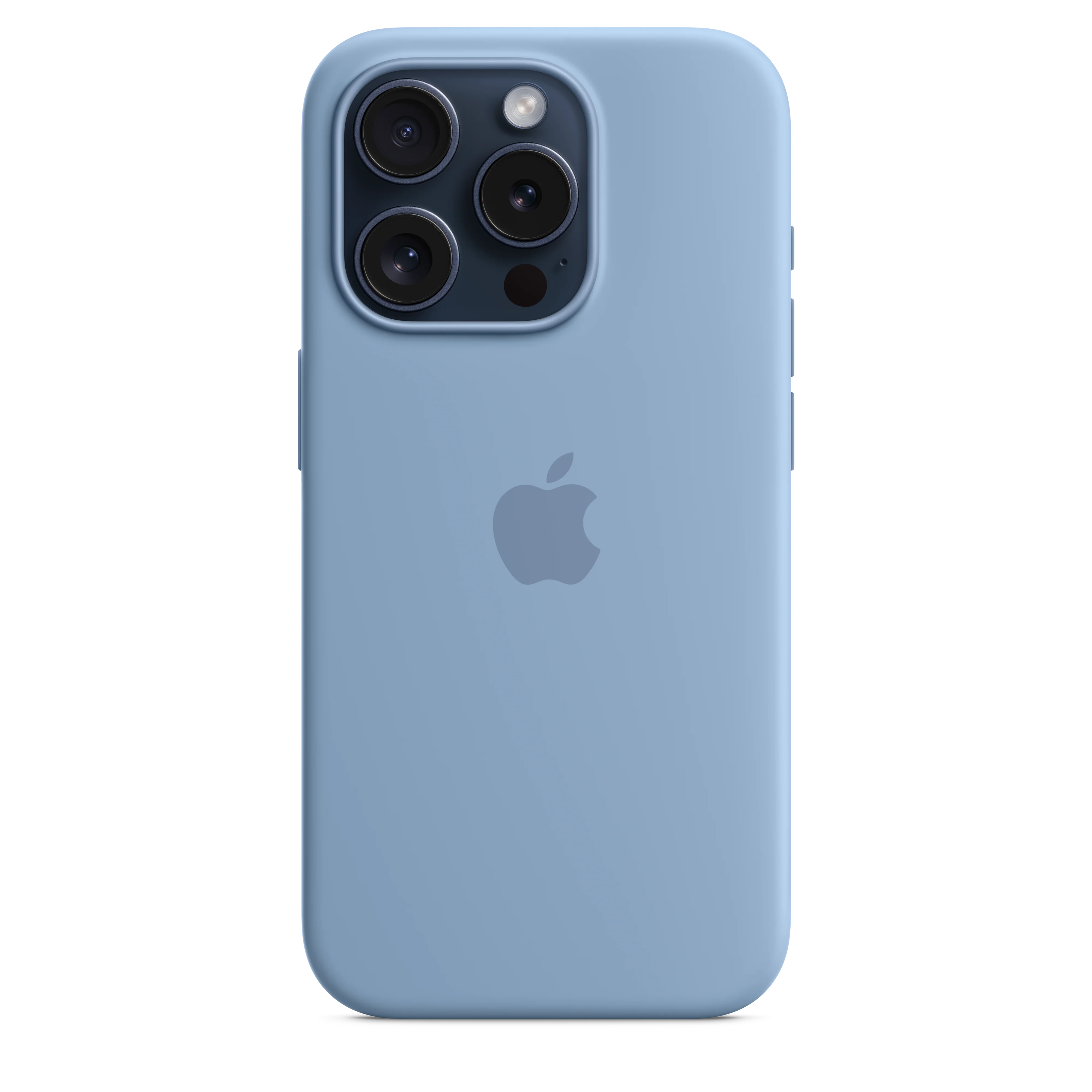 Funda para iPhone 15 Pro de silicona con MagSafe -  Azul invierno - Image 2