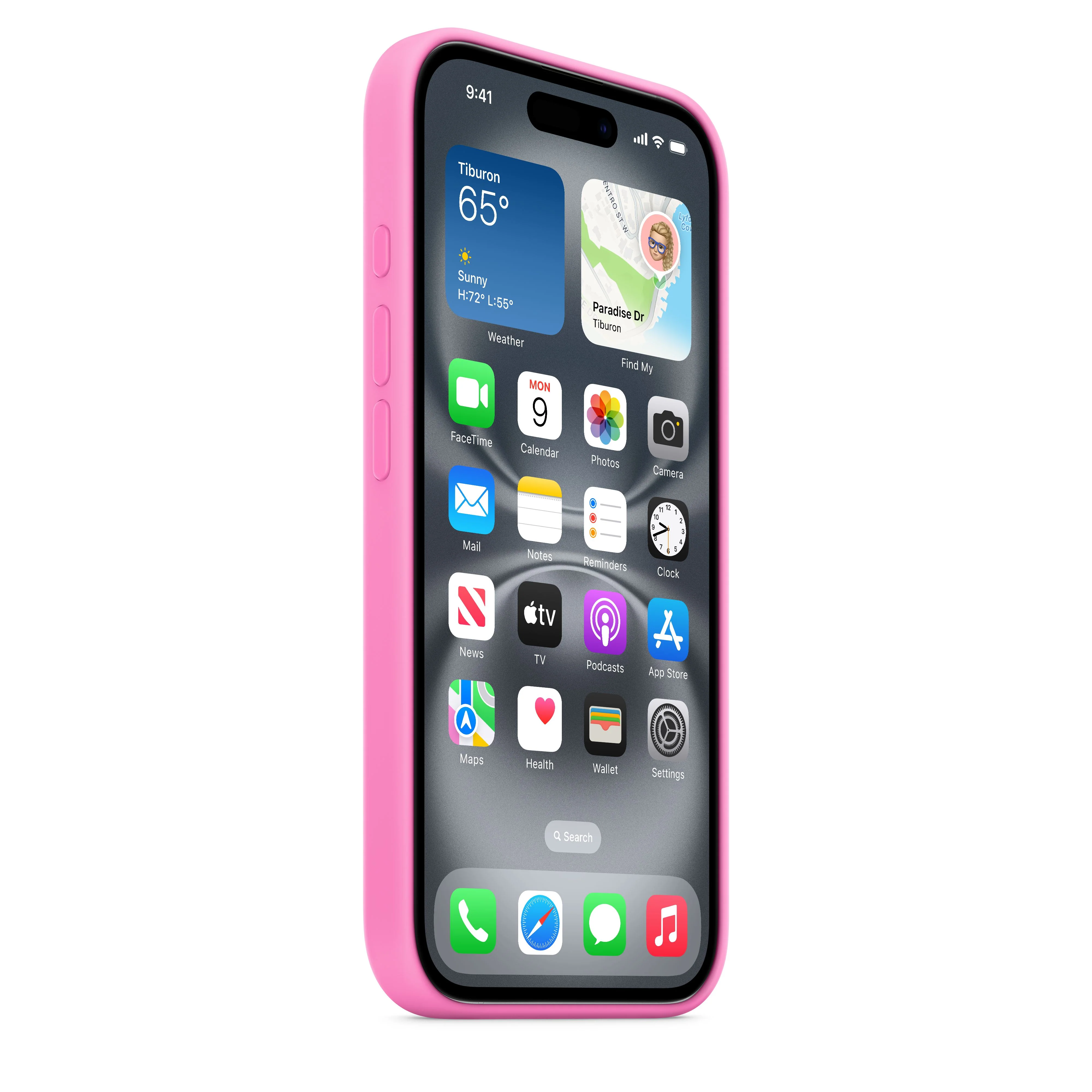 Funda para iPhone 16 de silicona con MagSafe - Peonía - Image 6