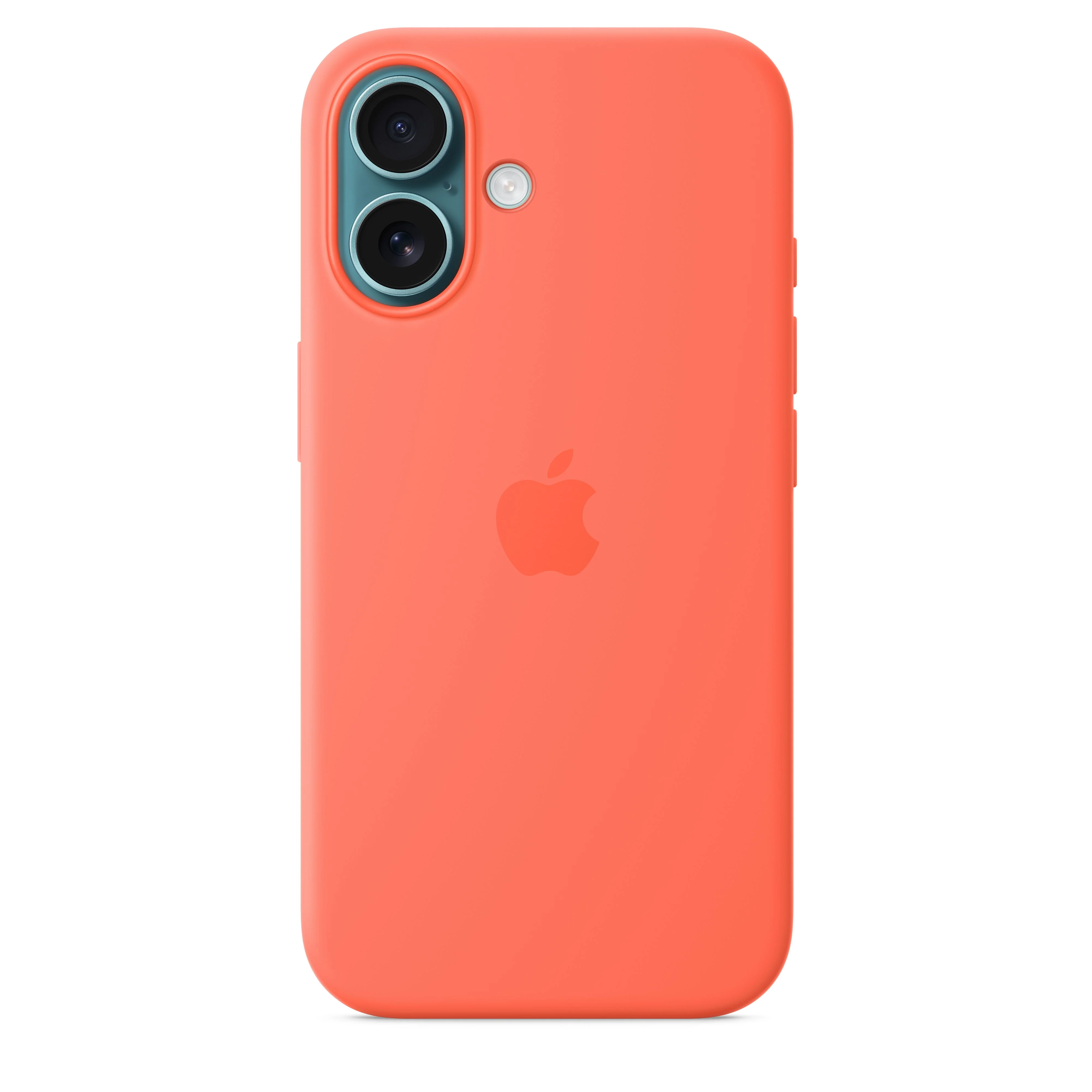 Funda para iPhone 16 de silicona con MagSafe - Mandarina - Image 3