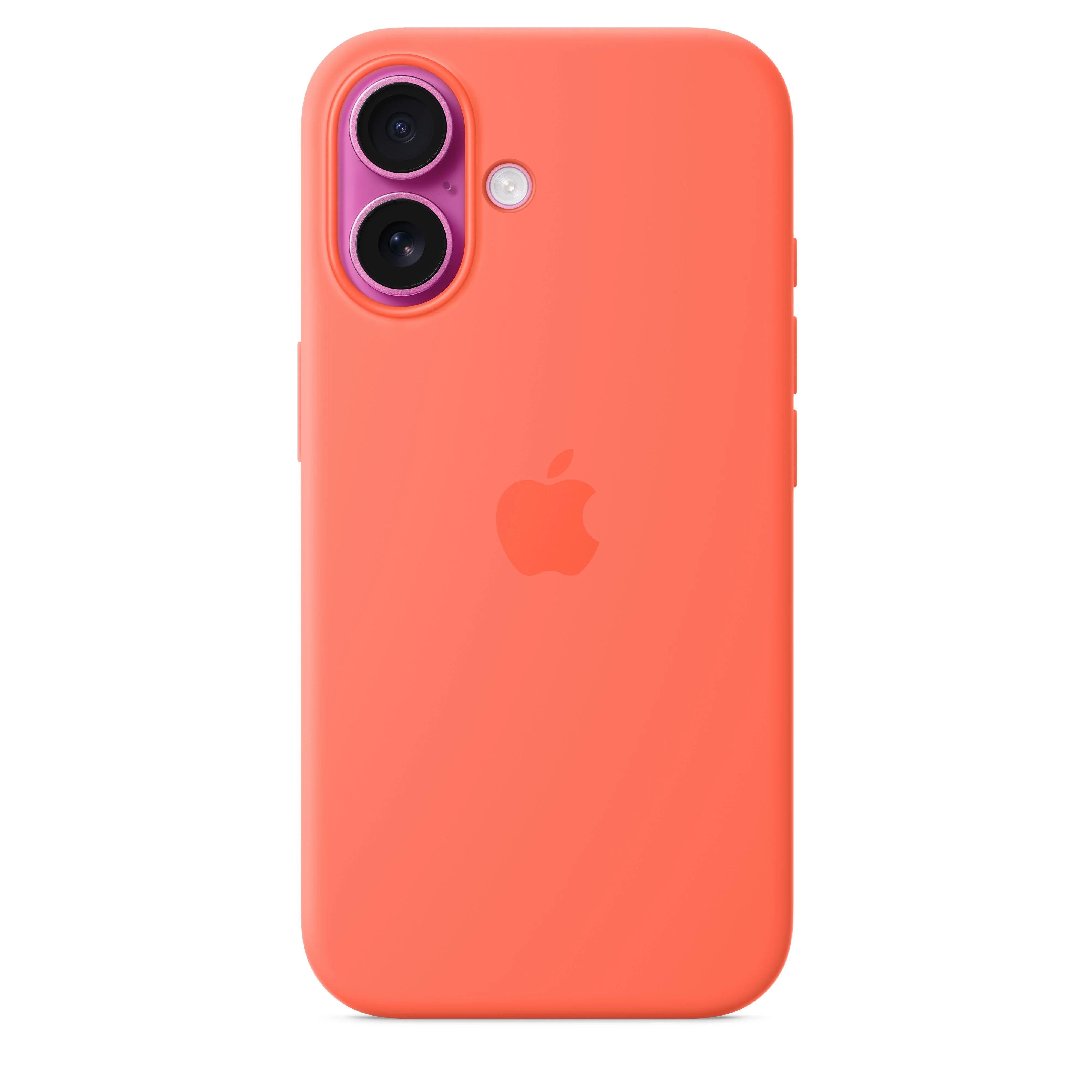 Funda para iPhone 16 de silicona con MagSafe - Mandarina - Image 4