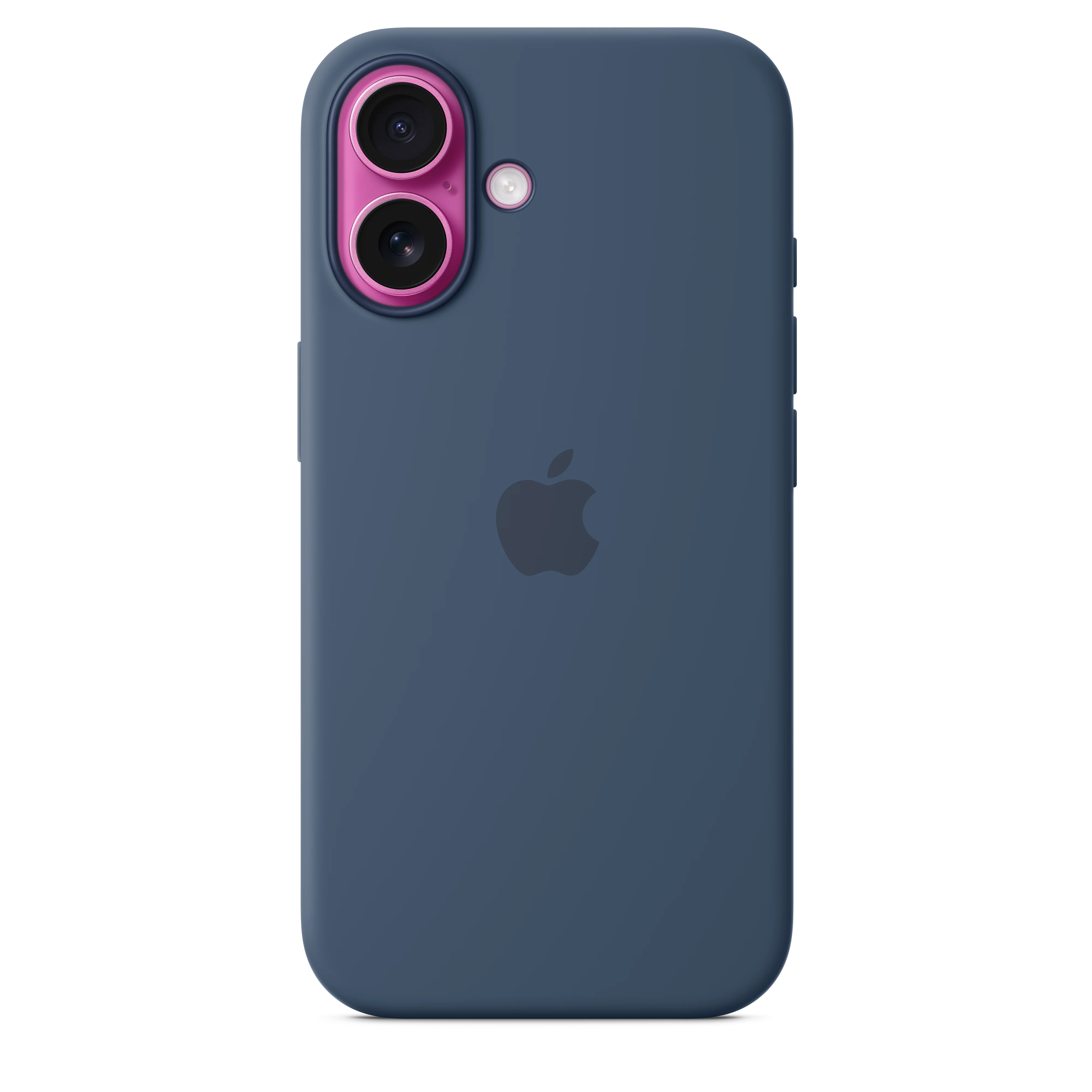 Funda para iPhone 16 de silicona con MagSafe - Azul denim - Image 3