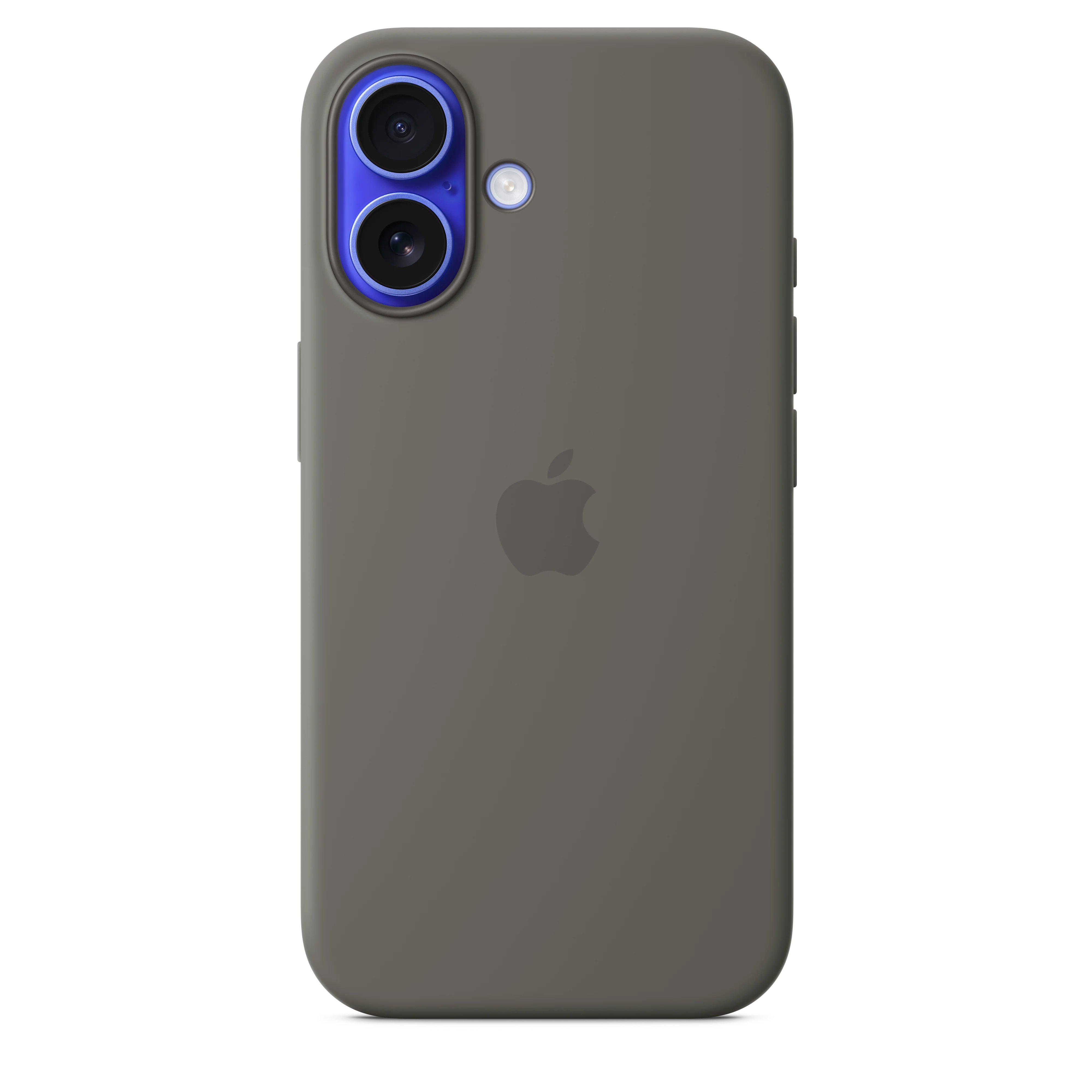 Funda para iPhone 16 de silicona con MagSafe - Gris piedra