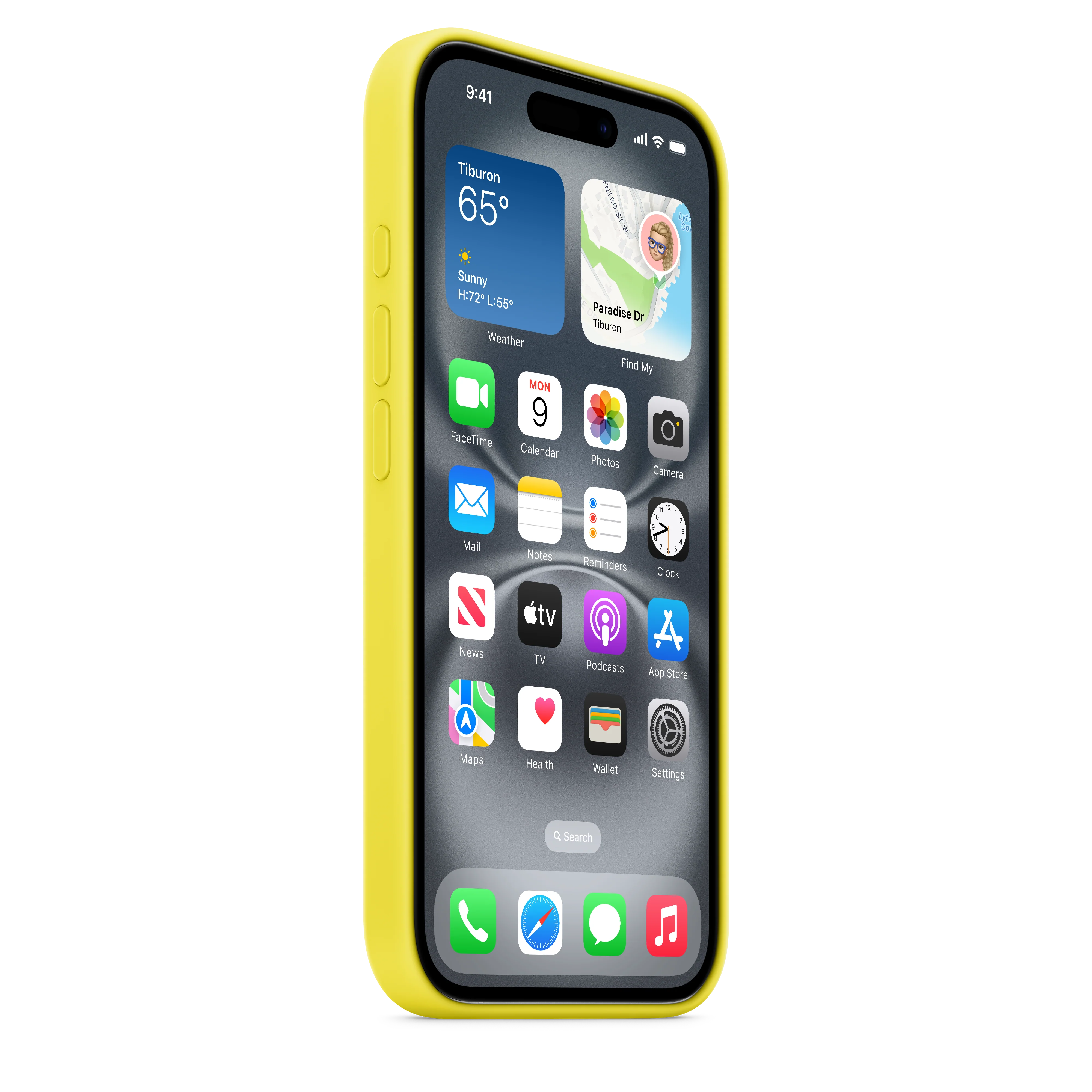 Funda para iPhone 16 de silicona con MagSafe - Amarillo carambola - Image 5