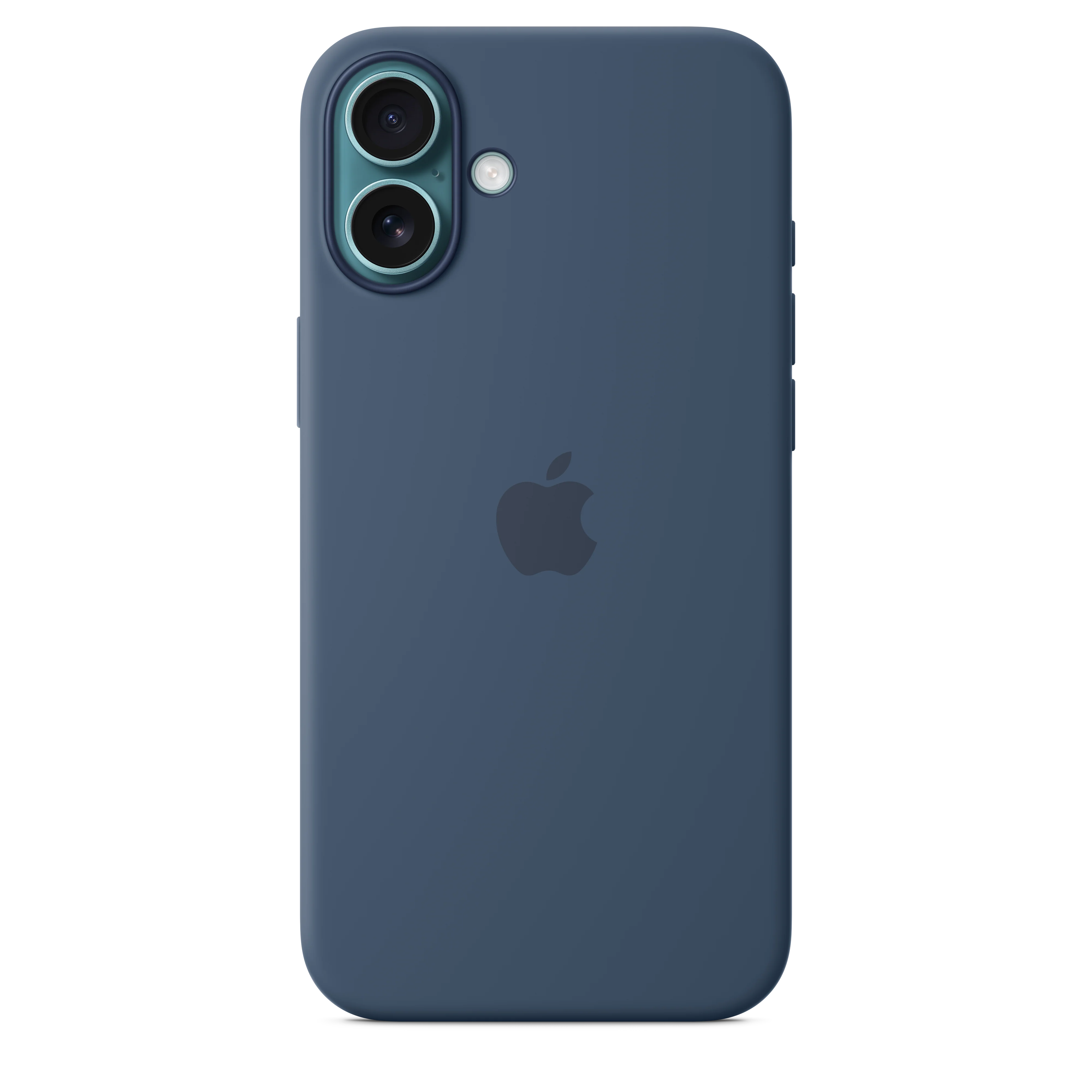 Funda para iPhone 16 Plus de silicona con MagSafe - Azul denim - Image 2