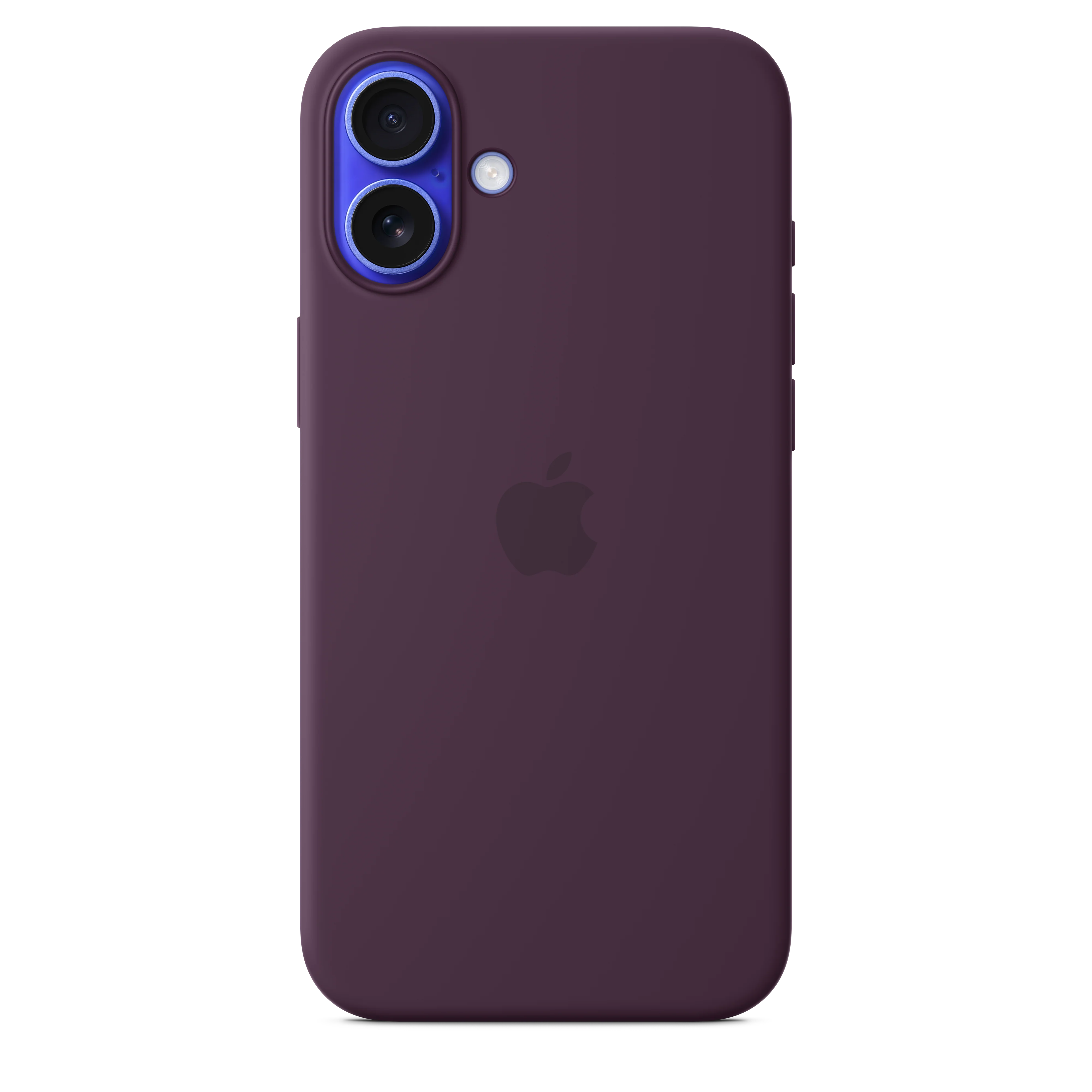 Funda para iPhone 16 Plus de silicona con MagSafe - Ciruela