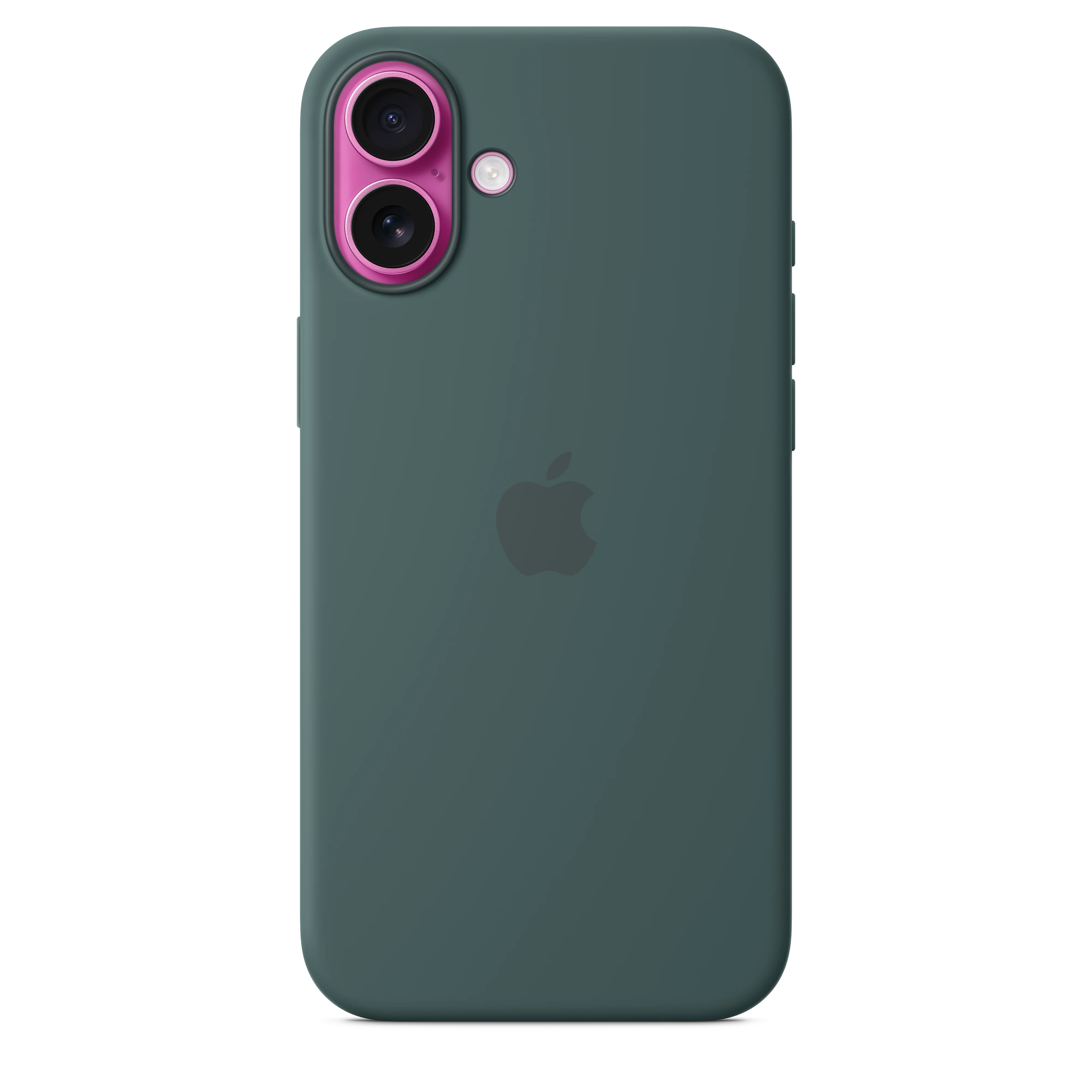 Funda para iPhone 16 Plus de silicona con MagSafe - Verde lago - Image 3