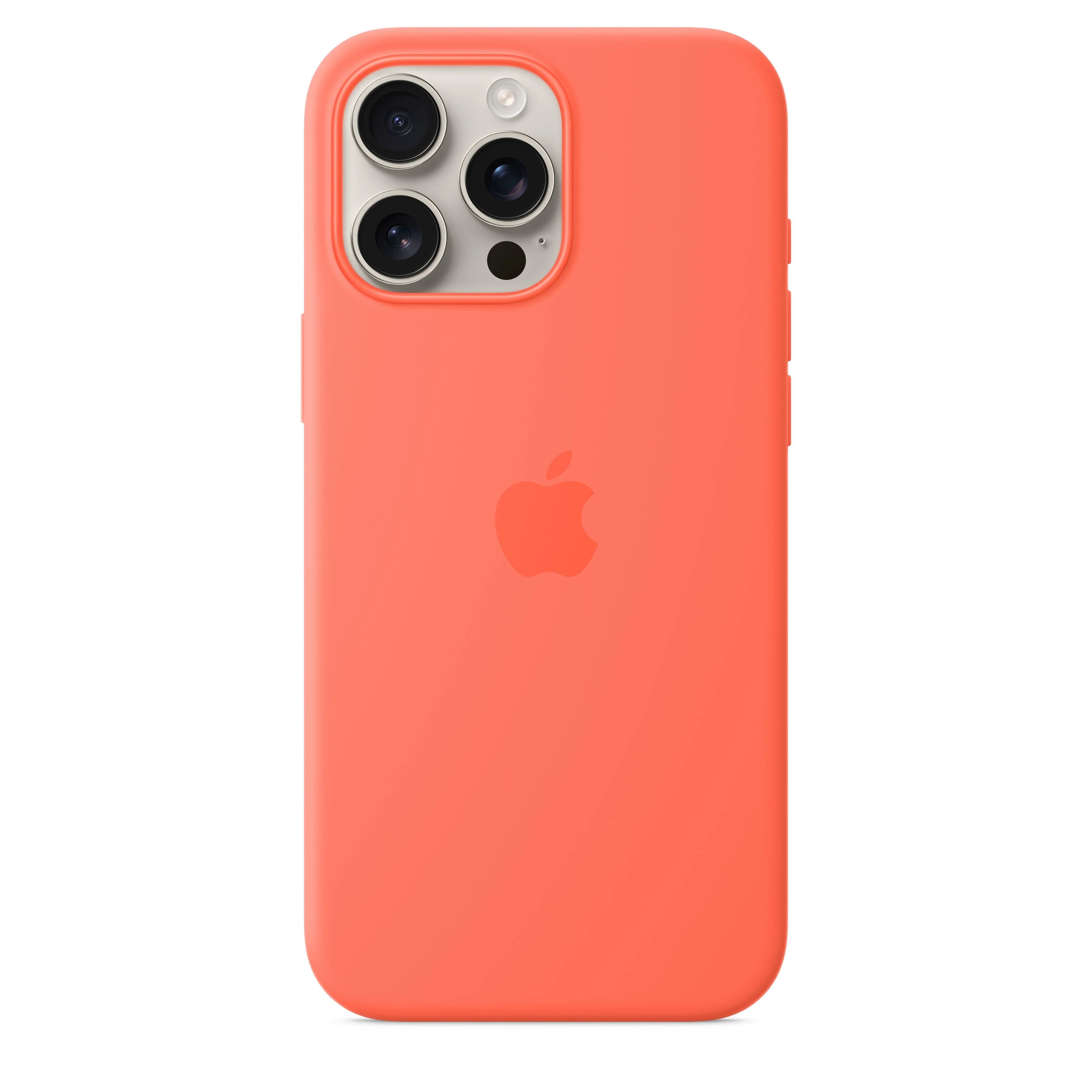 Funda para iPhone 16 Pro Max de silicona con MagSafe - Mandarina - Image 3