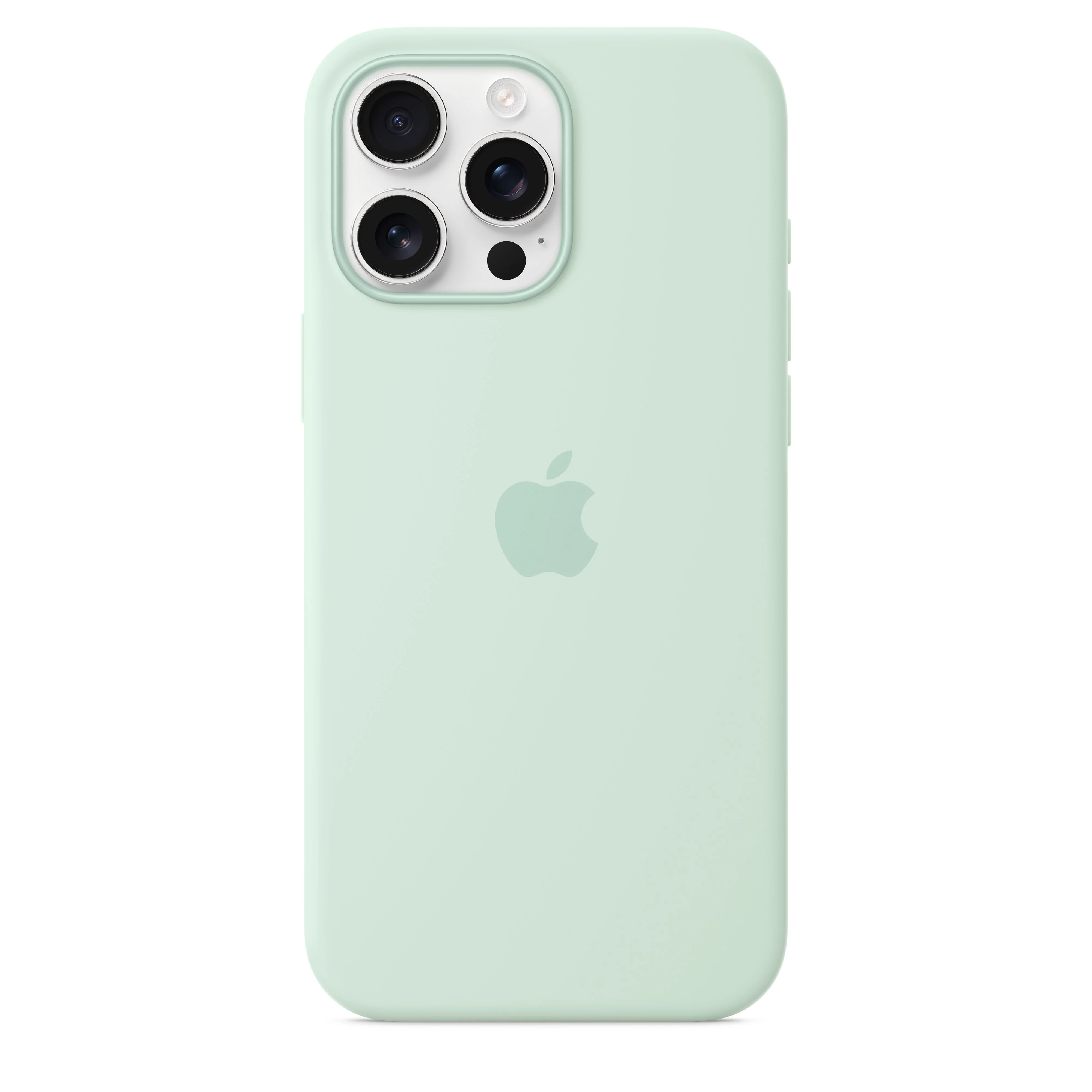 Funda para iPhone 16 Pro Max de silicona con MagSafe - Aguamarina