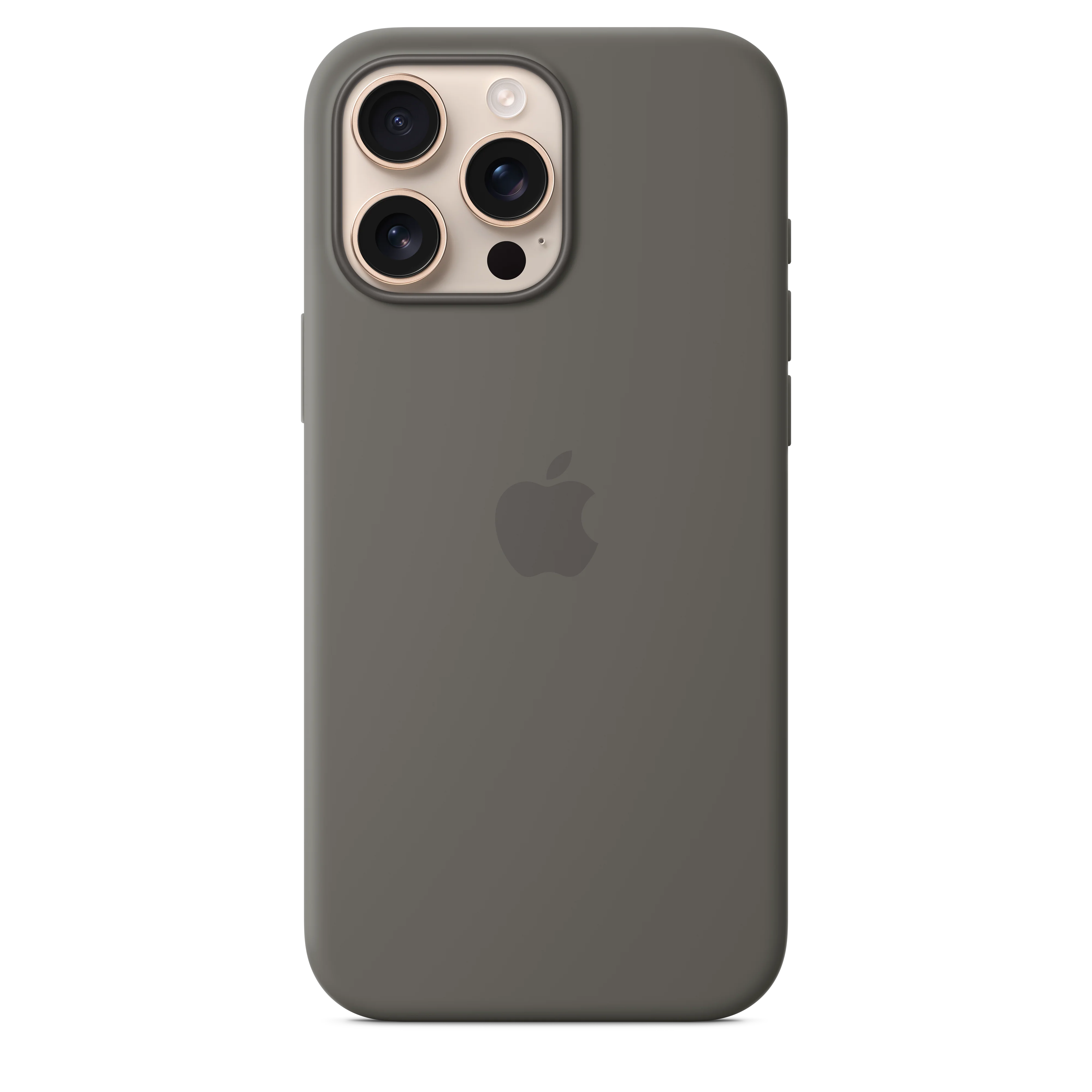 Funda para iPhone 16 Pro Max de silicona con MagSafe - Gris piedra