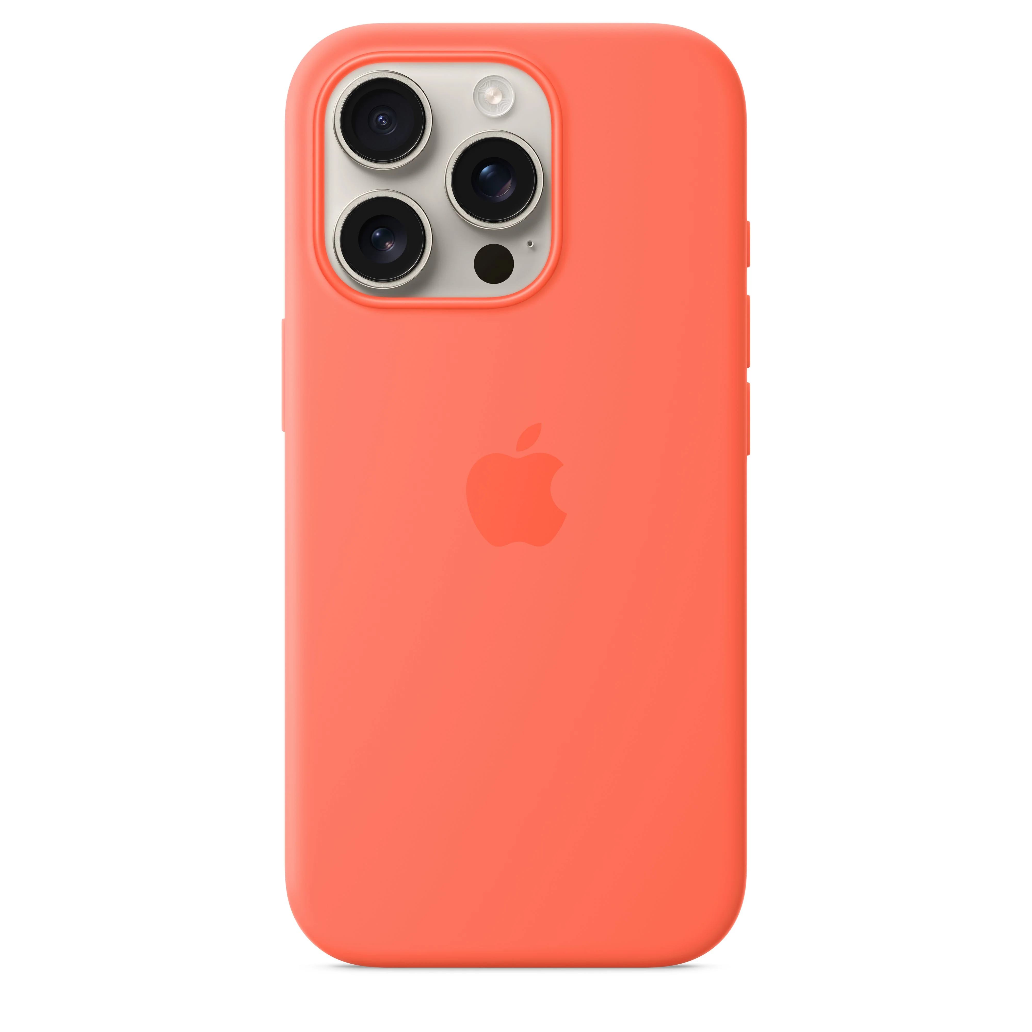 Funda para iPhone 16 Pro de silicona con MagSafe - Mandarina - Image 3