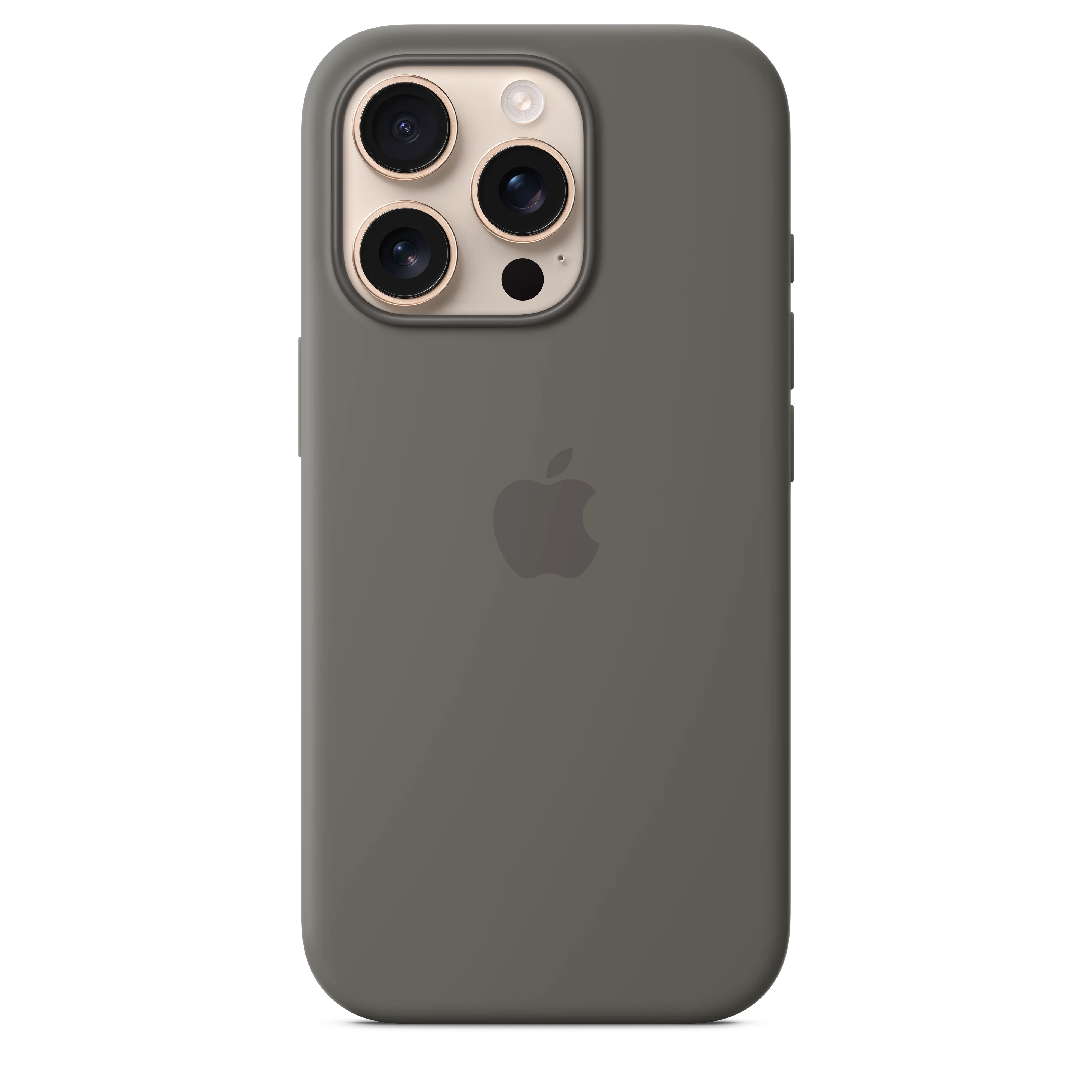 Funda para iPhone 16 Pro de silicona con MagSafe - Gris piedra