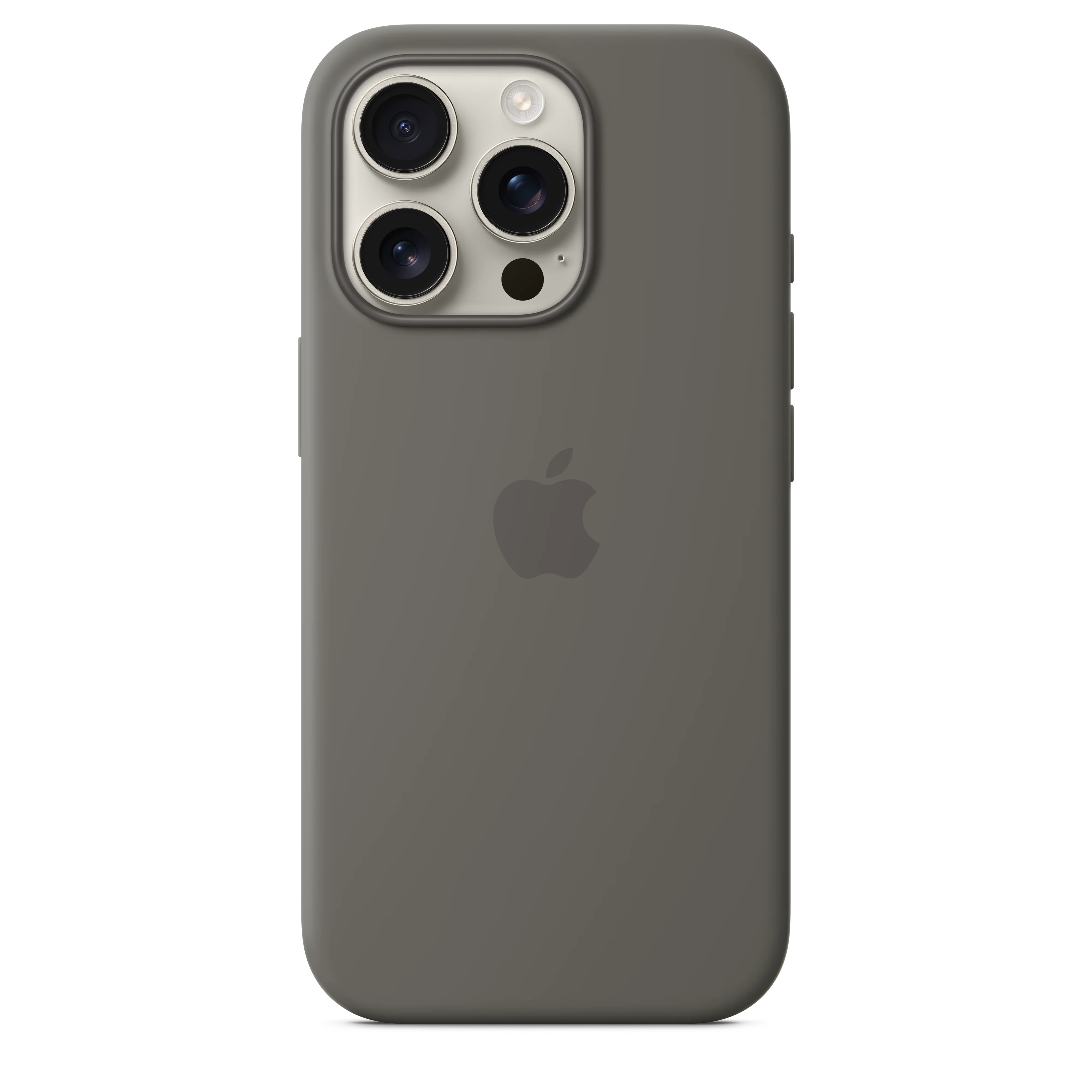 Funda para iPhone 16 Pro de silicona con MagSafe - Gris piedra - Image 2
