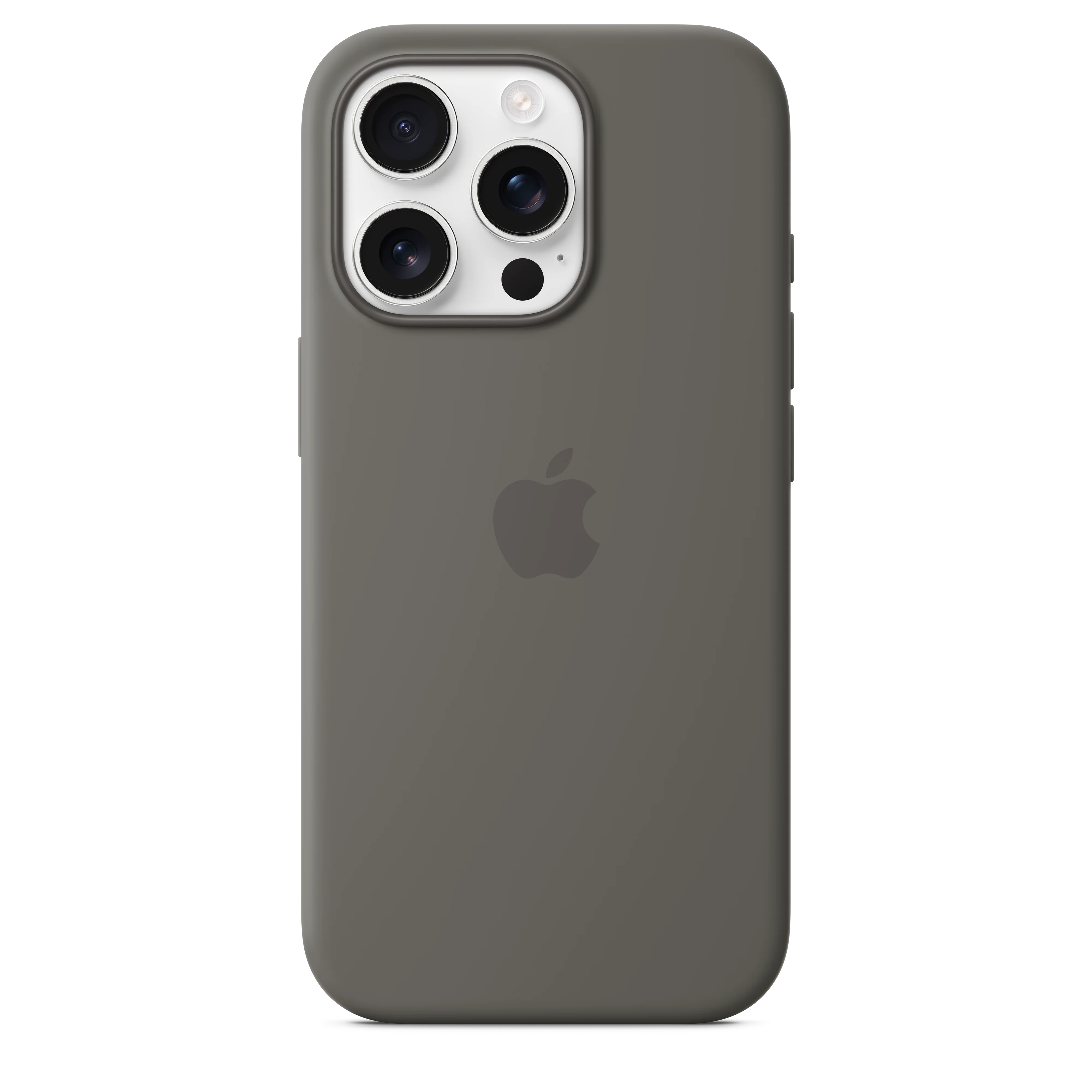 Funda para iPhone 16 Pro de silicona con MagSafe - Gris piedra - Image 3