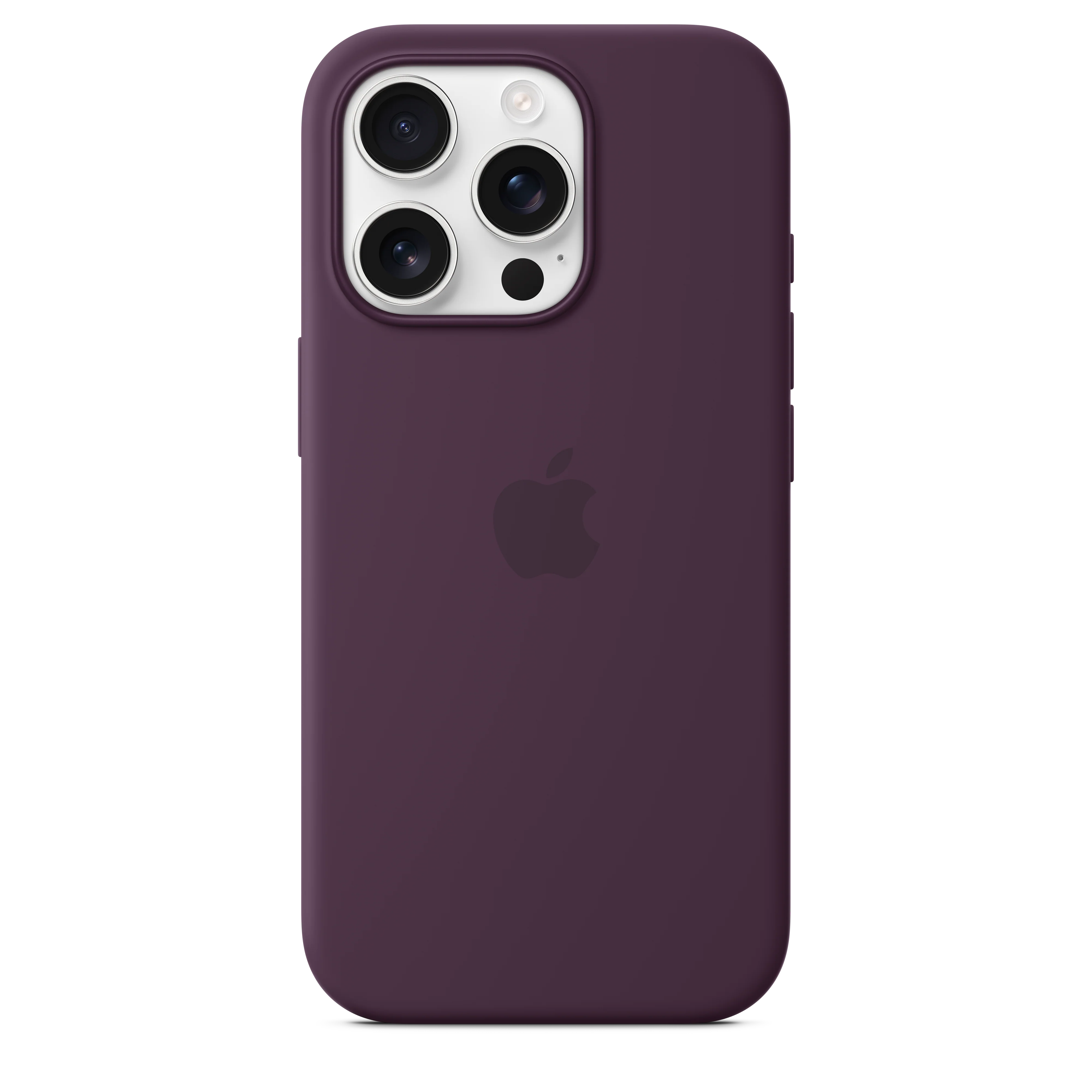 Funda para iPhone 16 Pro de silicona con MagSafe - Ciruela - Image 3