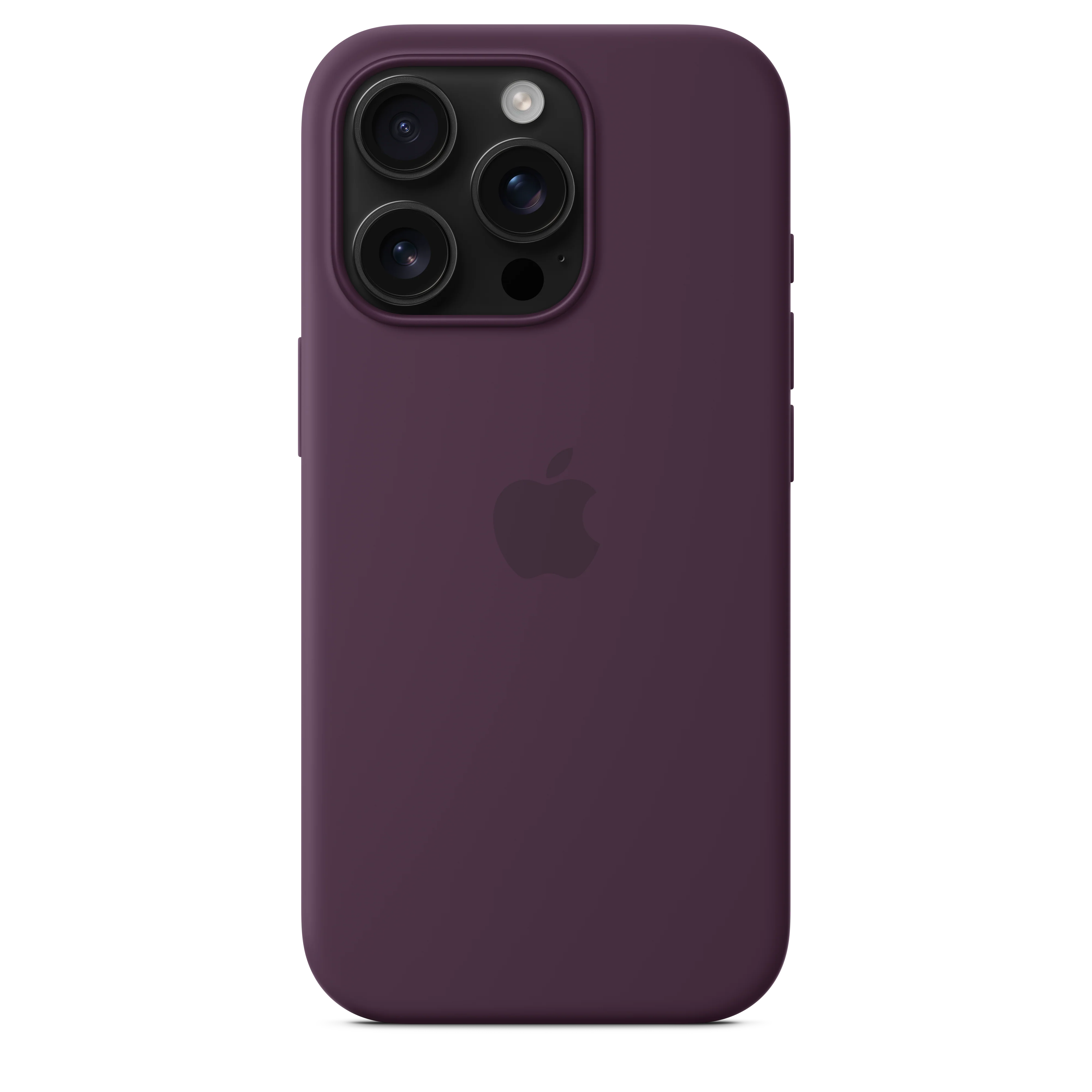 Funda para iPhone 16 Pro de silicona con MagSafe - Ciruela - Image 4