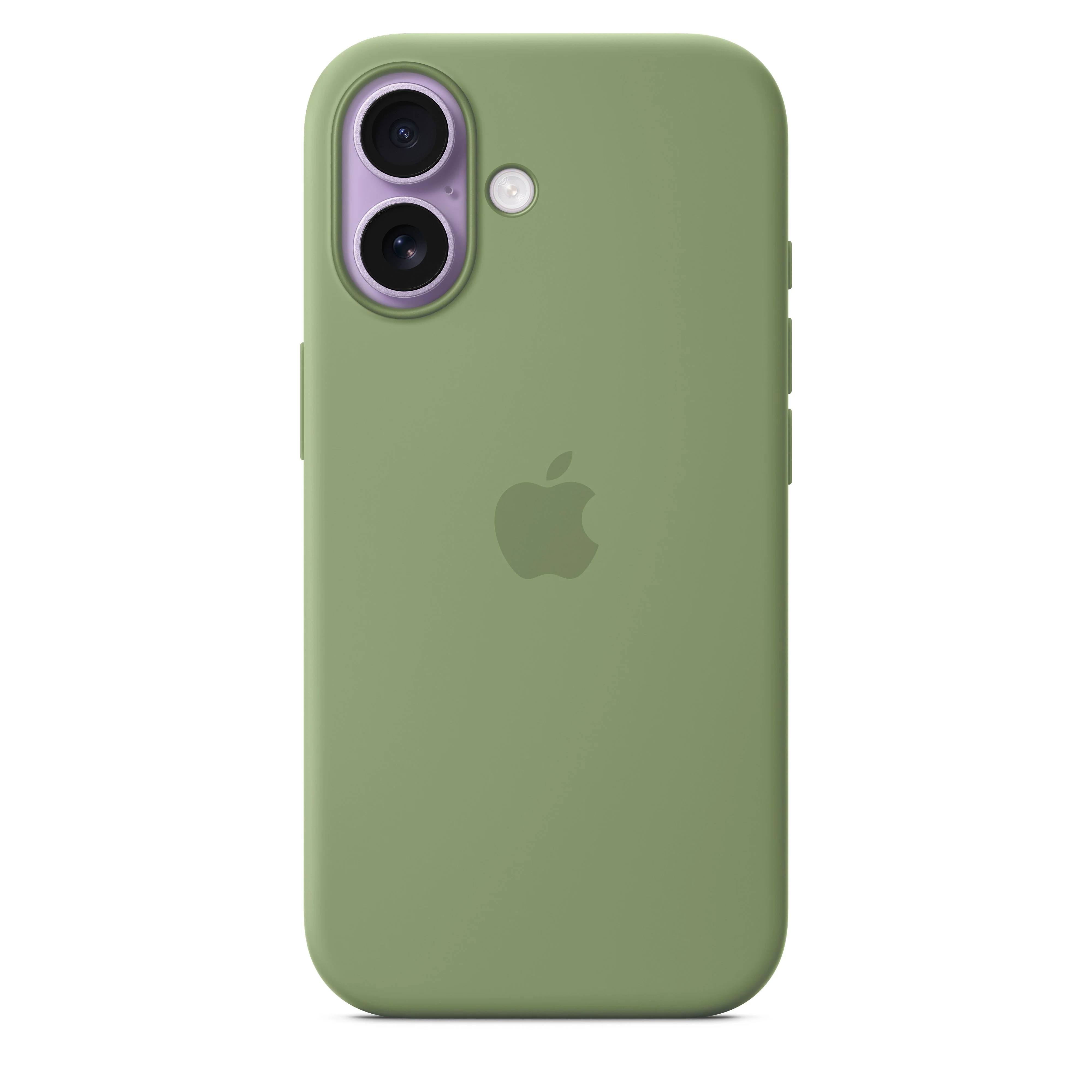 Funda de silicona con MagSafe para el iPhone 17 - Musgo claro